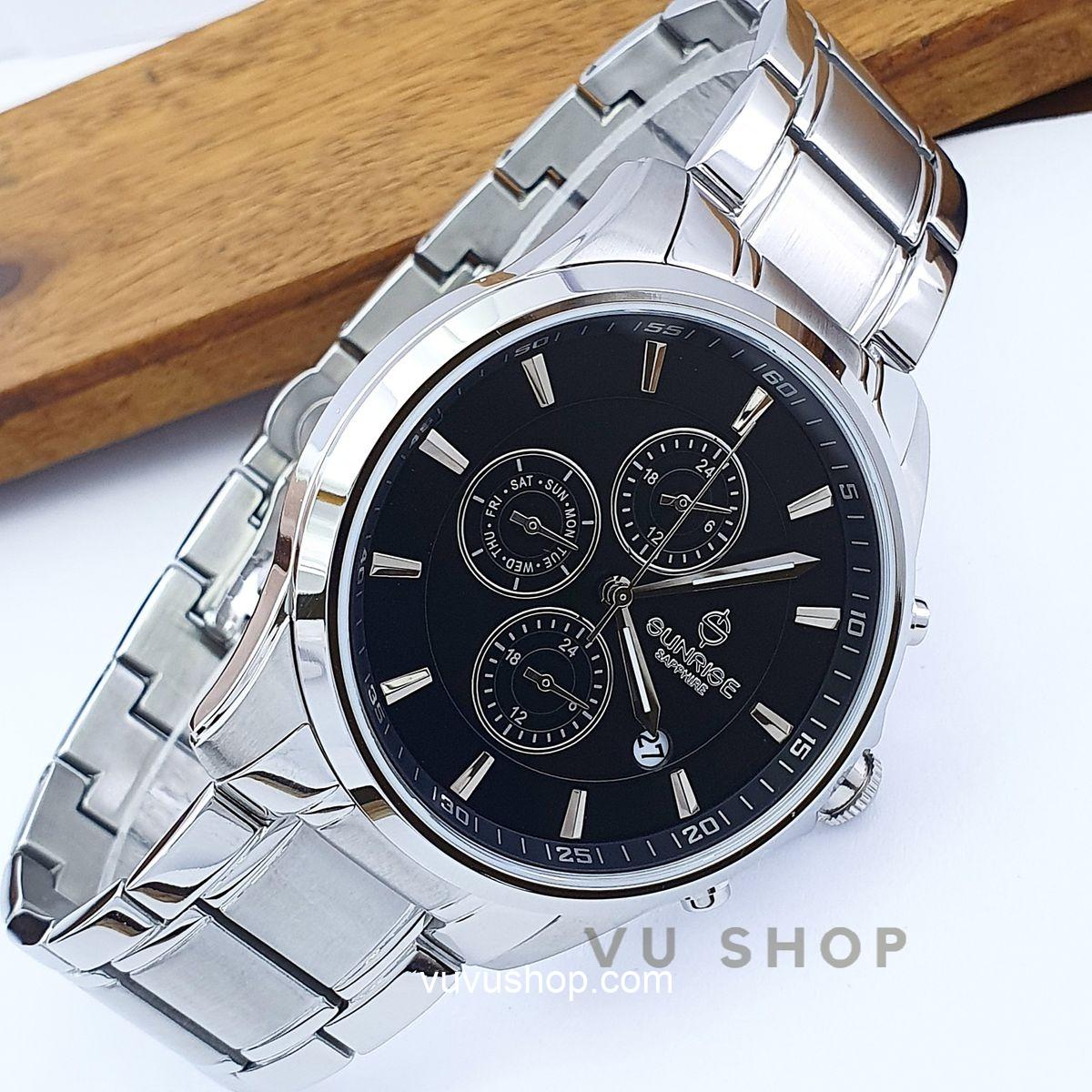 ĐỒNG HỒ NAM SUNRISE DM758SWA - DUAL TIME