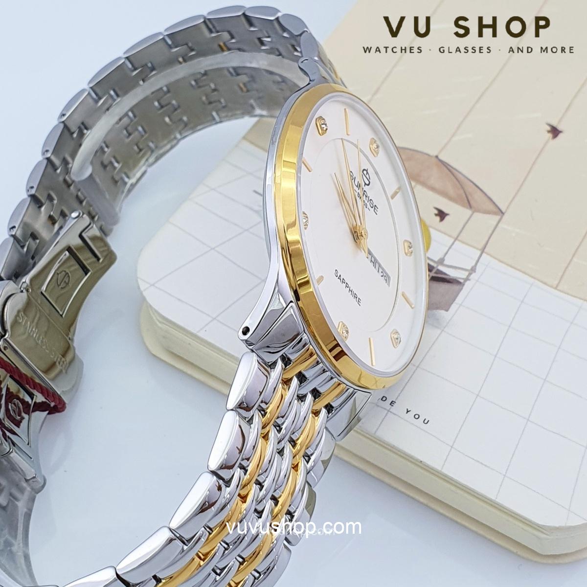 Đồng hồ nam SUNRISE 1109SB Chính hãng - Ảnh 3