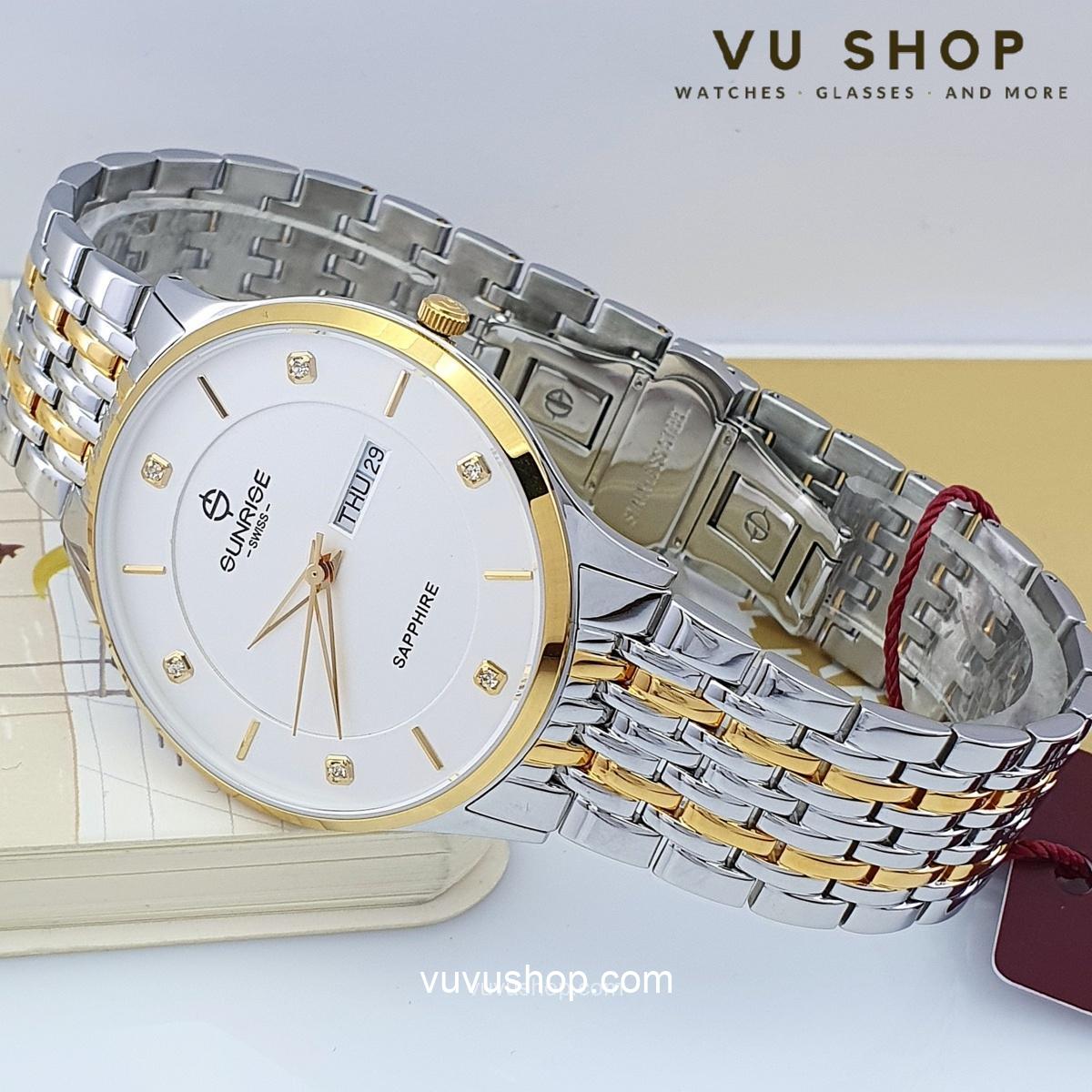 Đồng hồ nam SUNRISE 1109SB Chính hãng - Ảnh 4