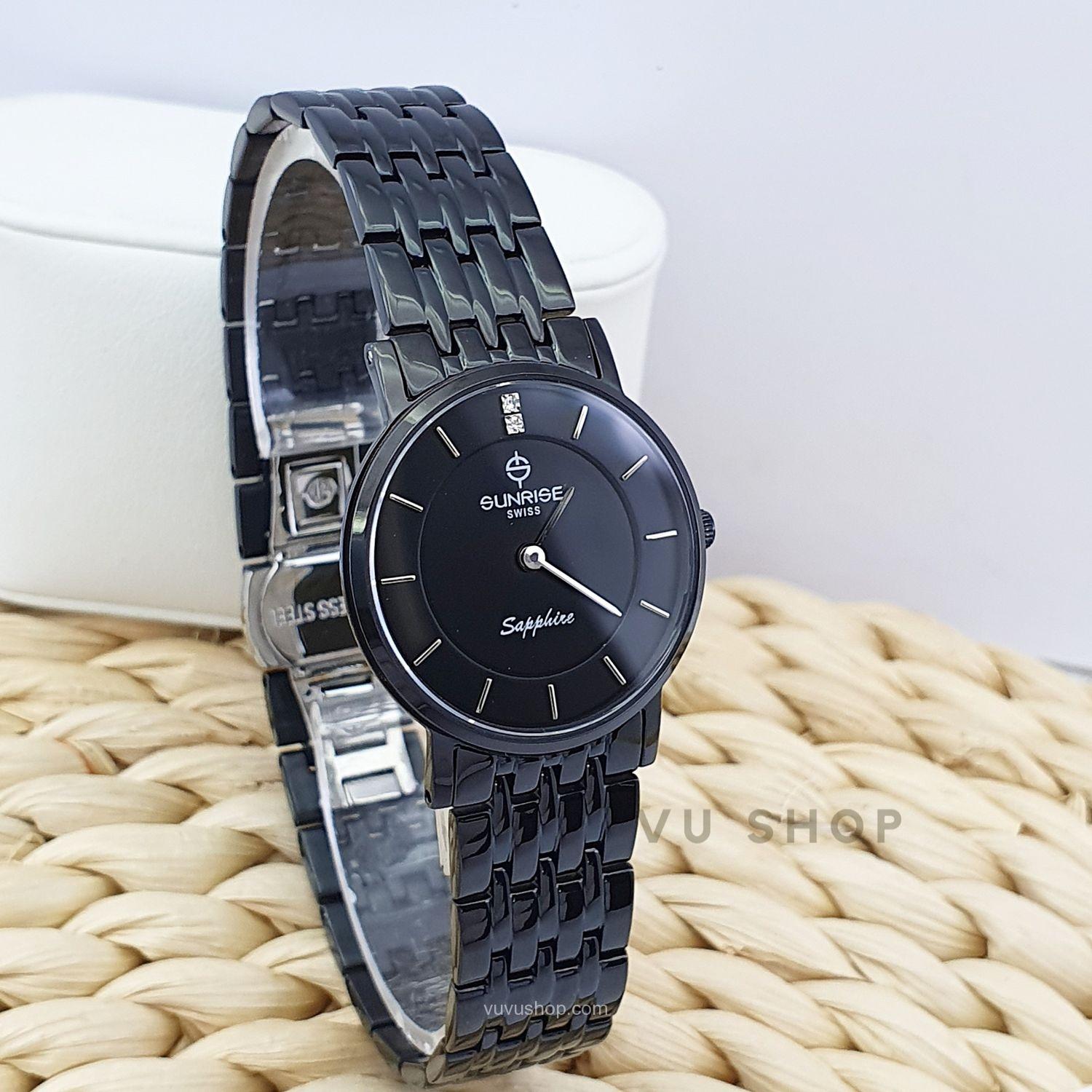 Đồng hồ đôi SUNRISE DM737SWC Siêu mỏng Chính hãng - Ảnh 2