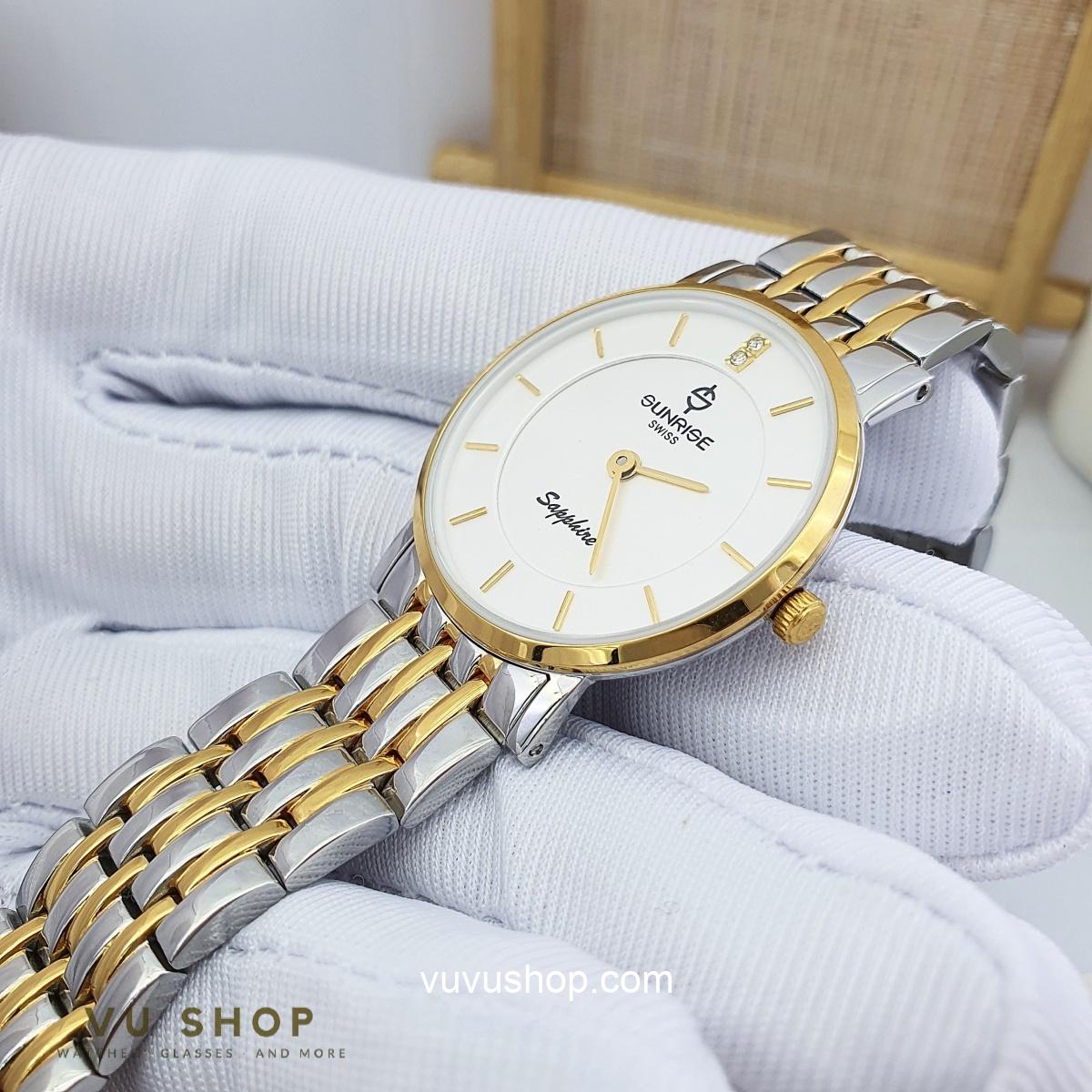 Đồng hồ nữ SUNRISE DL737SWC Siêu mỏng Chính hãng - Ảnh 4