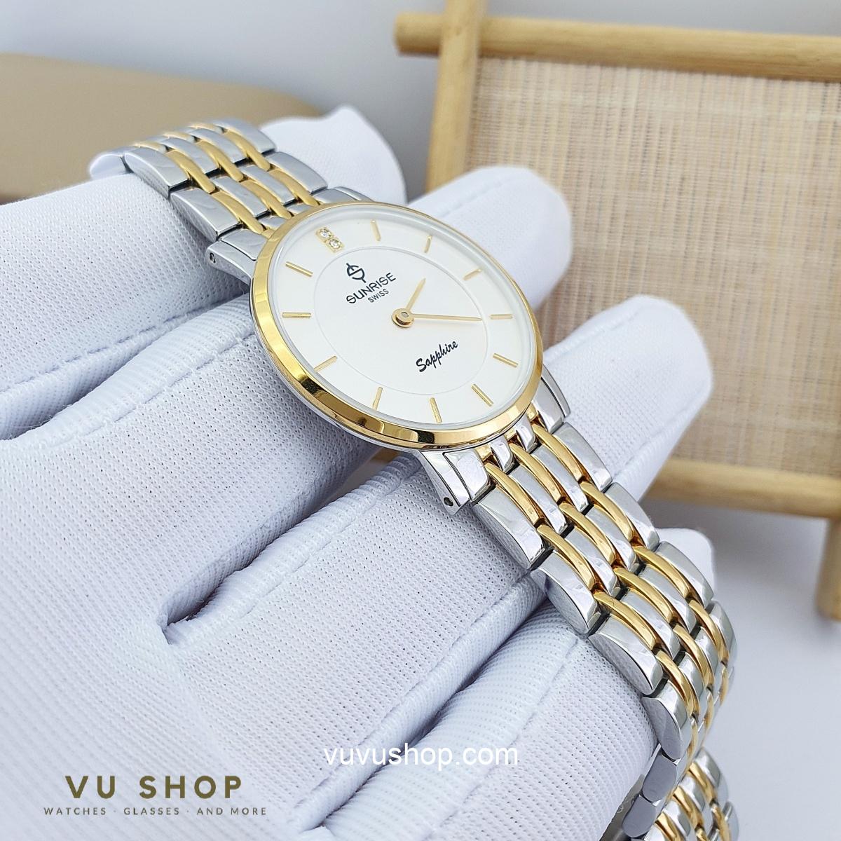 Đồng hồ nữ SUNRISE DL737SWC Siêu mỏng Chính hãng - Ảnh 6