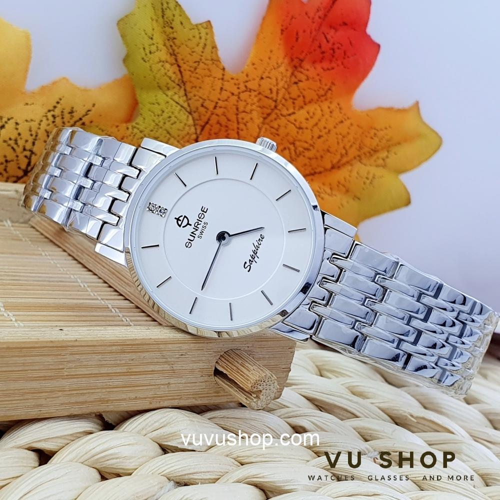 Đồng hồ nữ SUNRISE DL737SWC Siêu mỏng Chính hãng