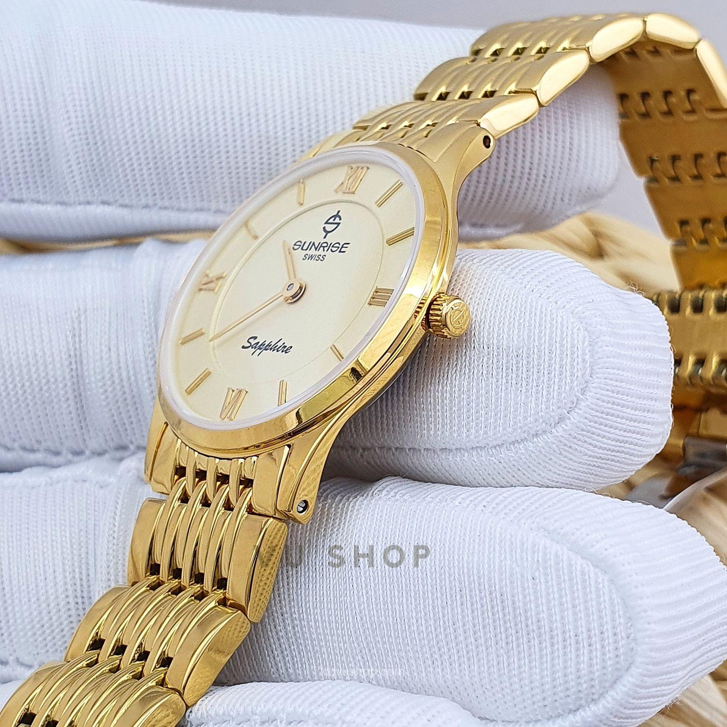 Đồng hồ đôi SUNRISE DM736SWC Siêu mỏng Chính hãng - Ảnh 5