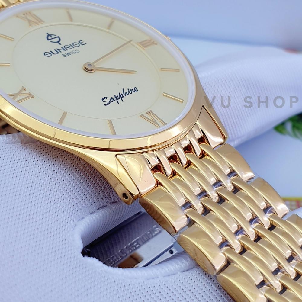 Đồng hồ nam SUNRISE DM736SWC Siêu mỏng Chính hãng - Ảnh 10