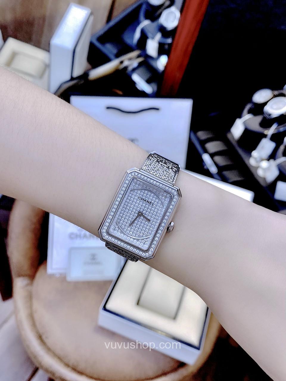 ĐỒNG HỒ NỮ CHANEL BOY FRIEND DIAMOND - Size lớn - 002790027 - Ảnh 4