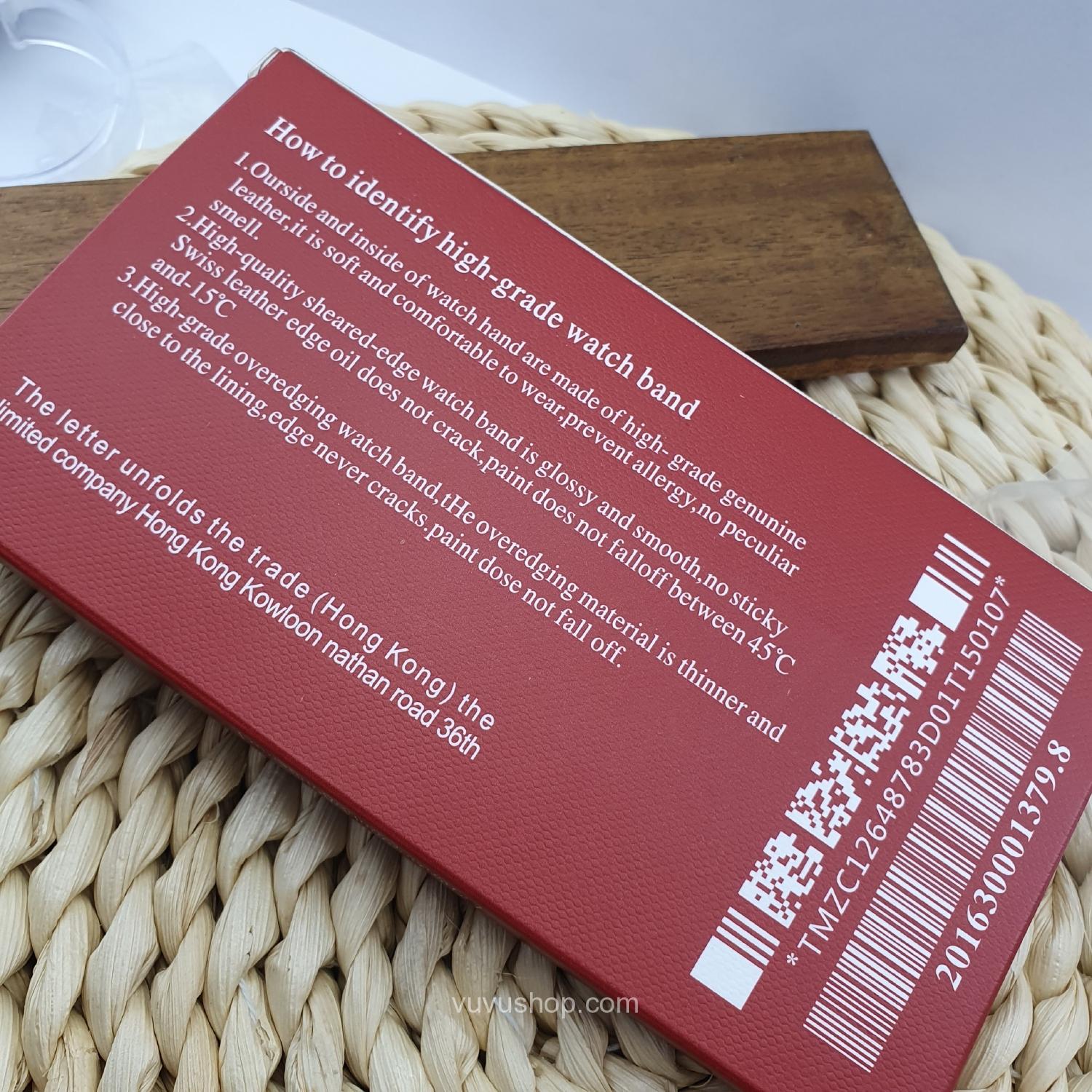 DÂY ĐỒNG HỒ DA BÊ - KÈM KHÓA (Bản dày, mềm) - Ảnh 4