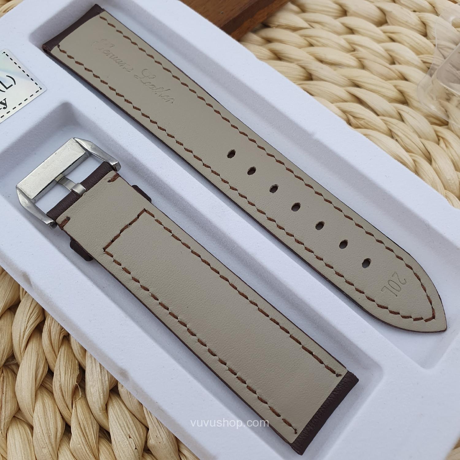 DÂY ĐỒNG HỒ DA BÊ - KÈM KHÓA (Bản dày, mềm) - Ảnh 2