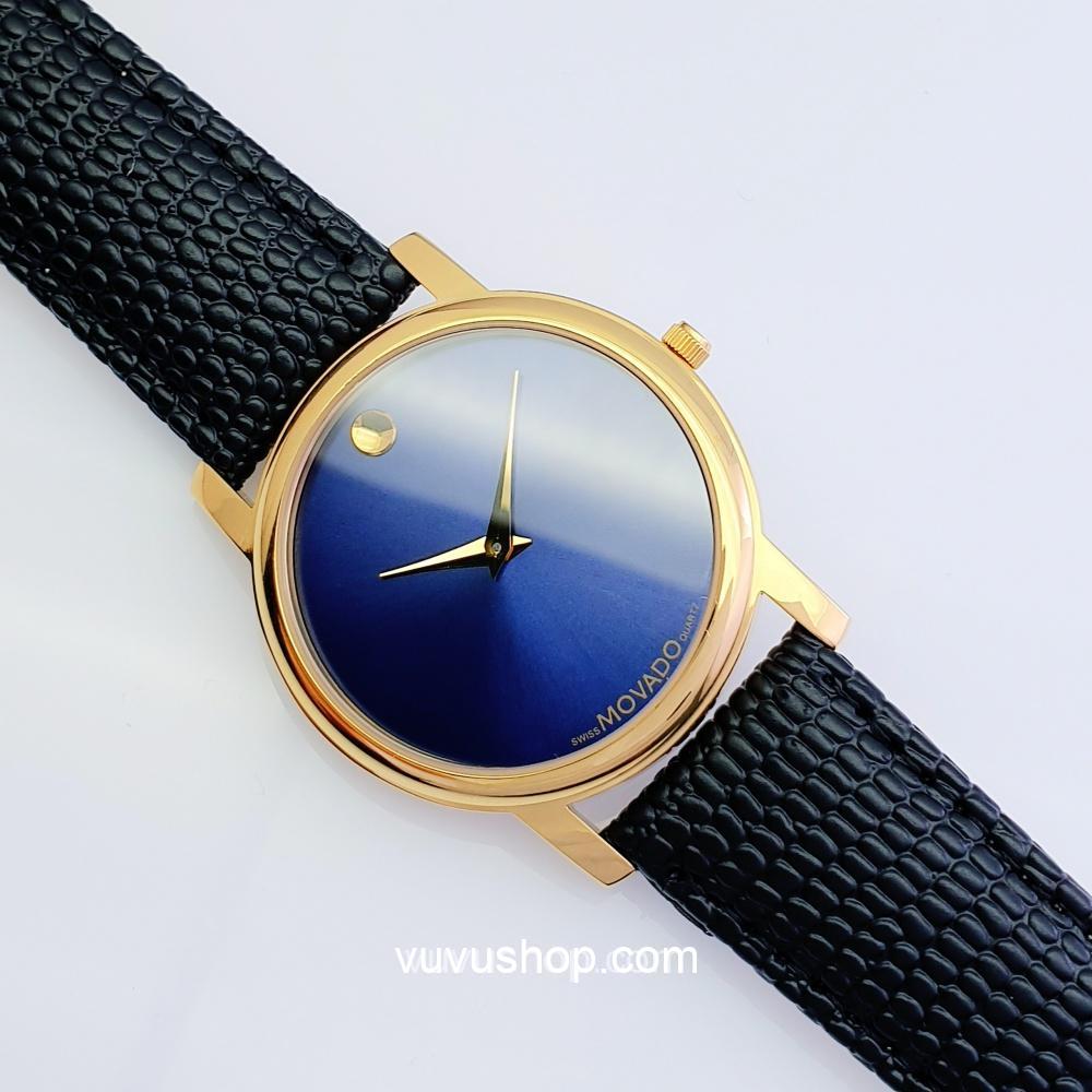 Đồng hồ đôi MOVADO dây da - Kính Sapphire (Có bán lẻ) - Ảnh 17