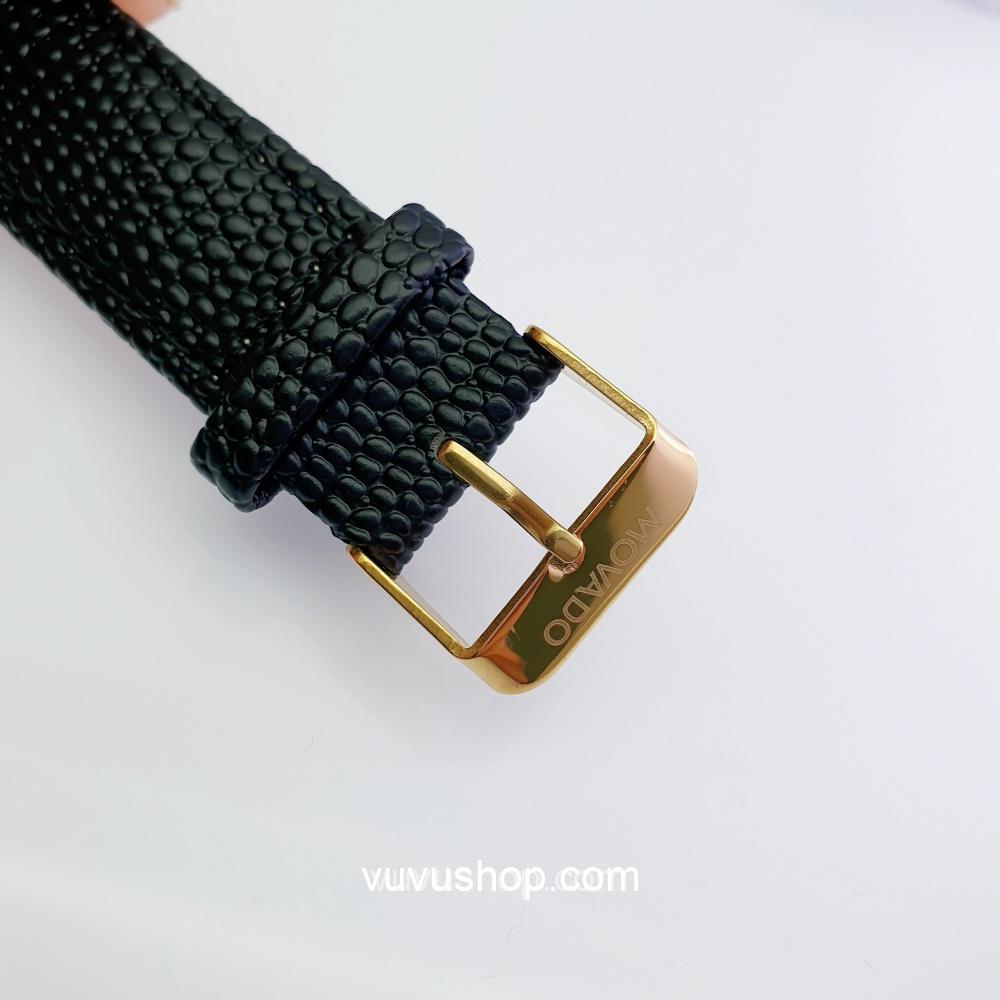 Đồng hồ đôi MOVADO dây da - Kính Sapphire (Có bán lẻ) - Ảnh 10