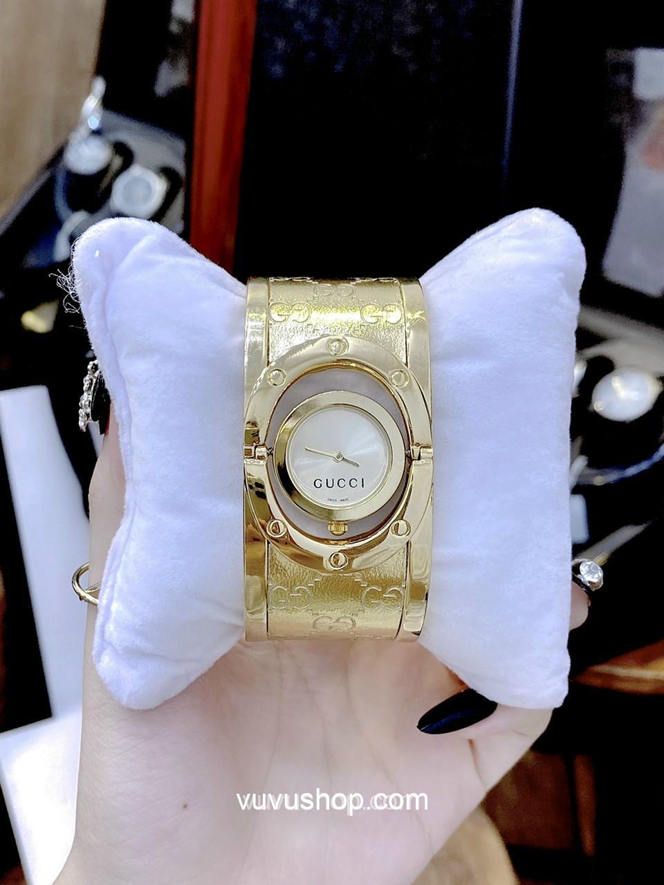 ĐỒNG HỒ NỮ GUCCI F1- VÒNG TAY BẢN LỚN - 700825008 - Ảnh 8