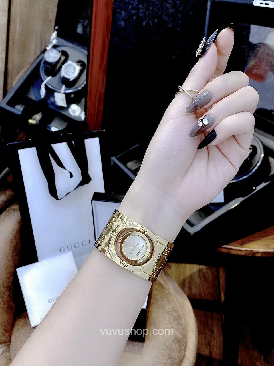 ĐỒNG HỒ NỮ GUCCI F1- VÒNG TAY BẢN LỚN - 700825008 - Ảnh 3