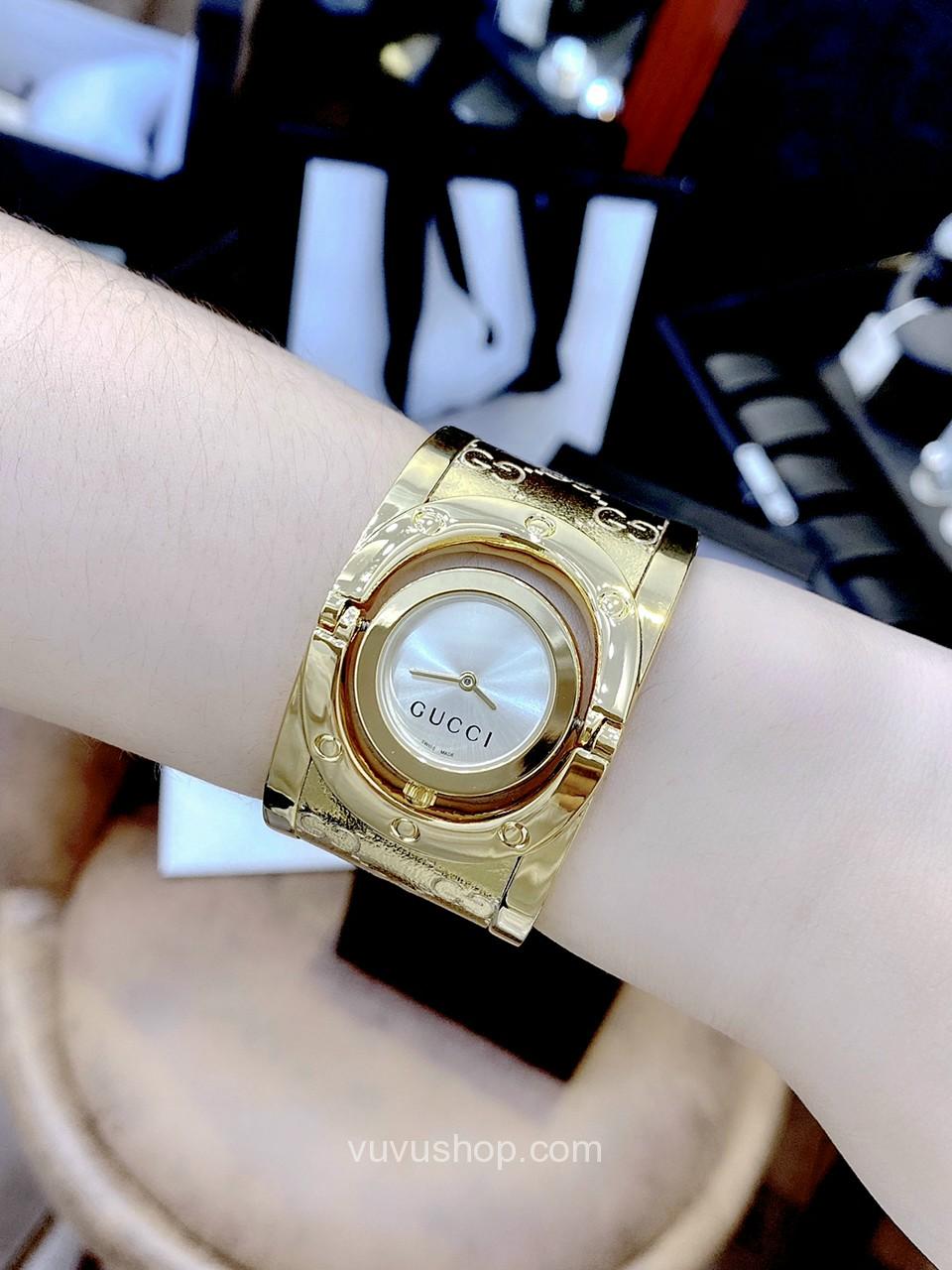 ĐỒNG HỒ NỮ GUCCI F1- VÒNG TAY BẢN LỚN - 700825008 - Ảnh 4