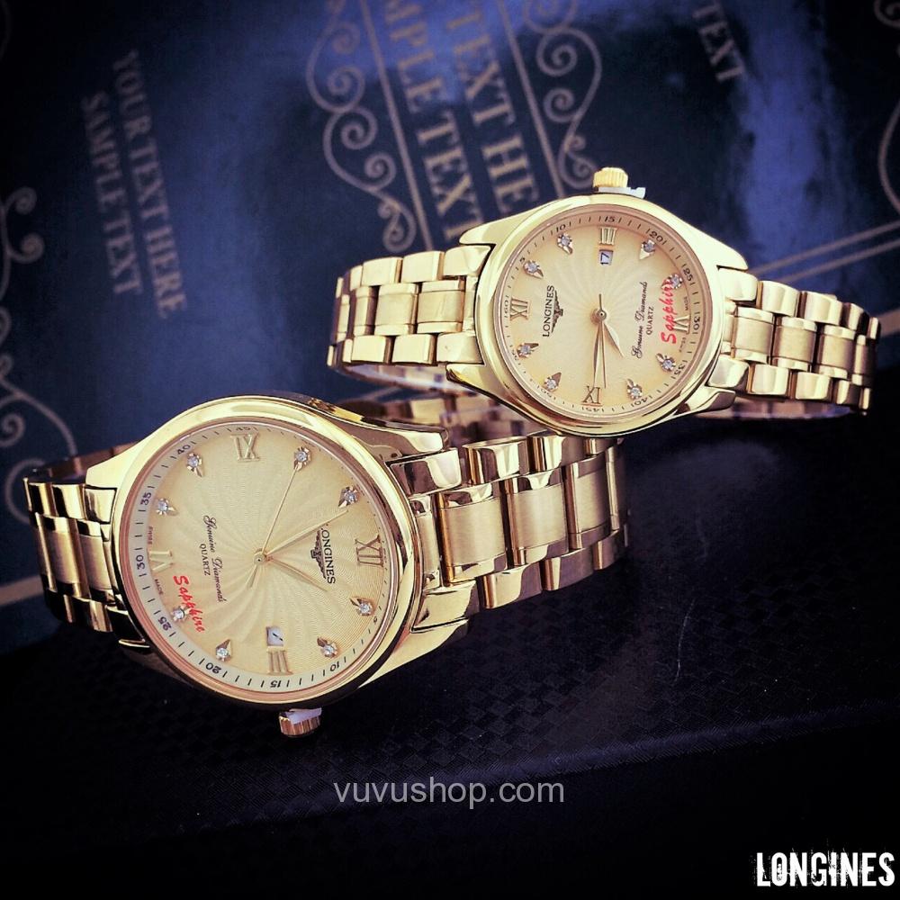 ĐỒNG HỒ ĐÔI LONGINES F1 - KÍNH SAPPHIRE (Có bán lẻ)