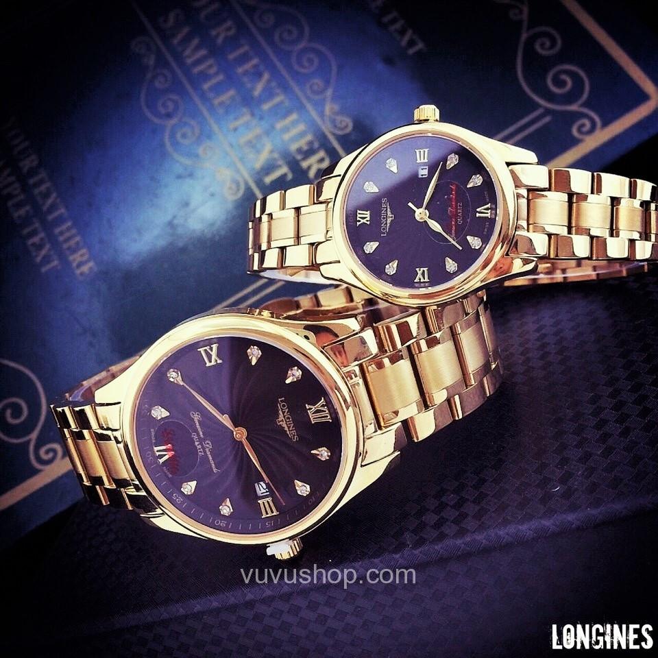 ĐỒNG HỒ ĐÔI LONGINES F1 - KÍNH SAPPHIRE