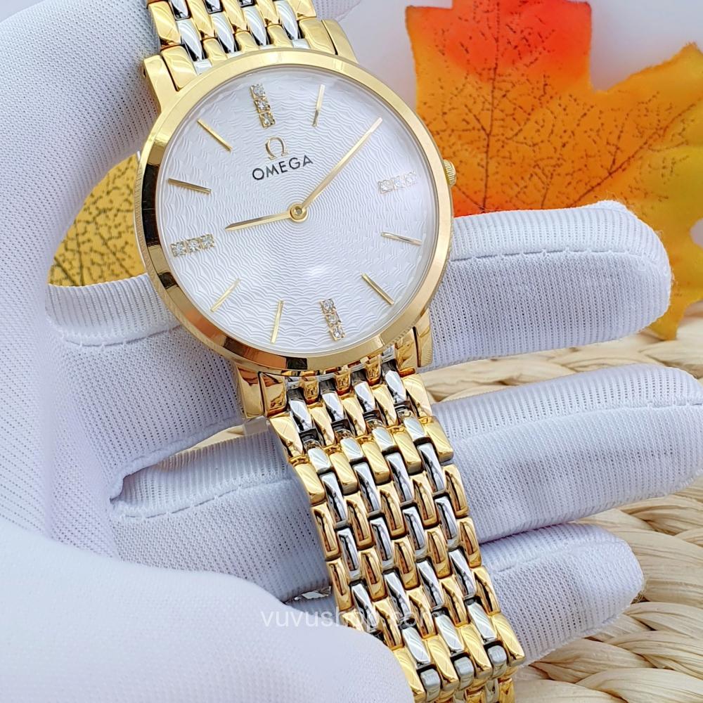 Đồng hồ đôi OMEGA 808M Siêu mỏng Kính Sapphire - Ảnh 8