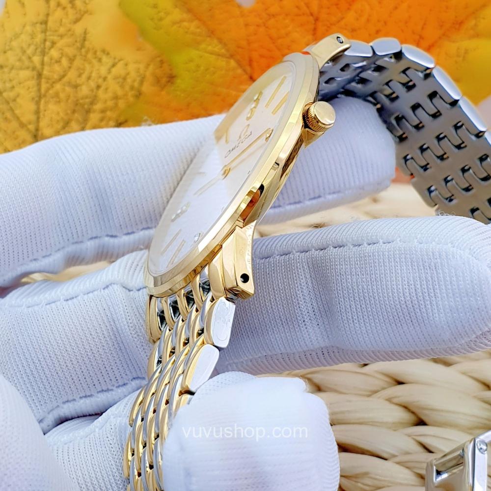 Đồng hồ đôi OMEGA 808M Siêu mỏng Kính Sapphire - Ảnh 6