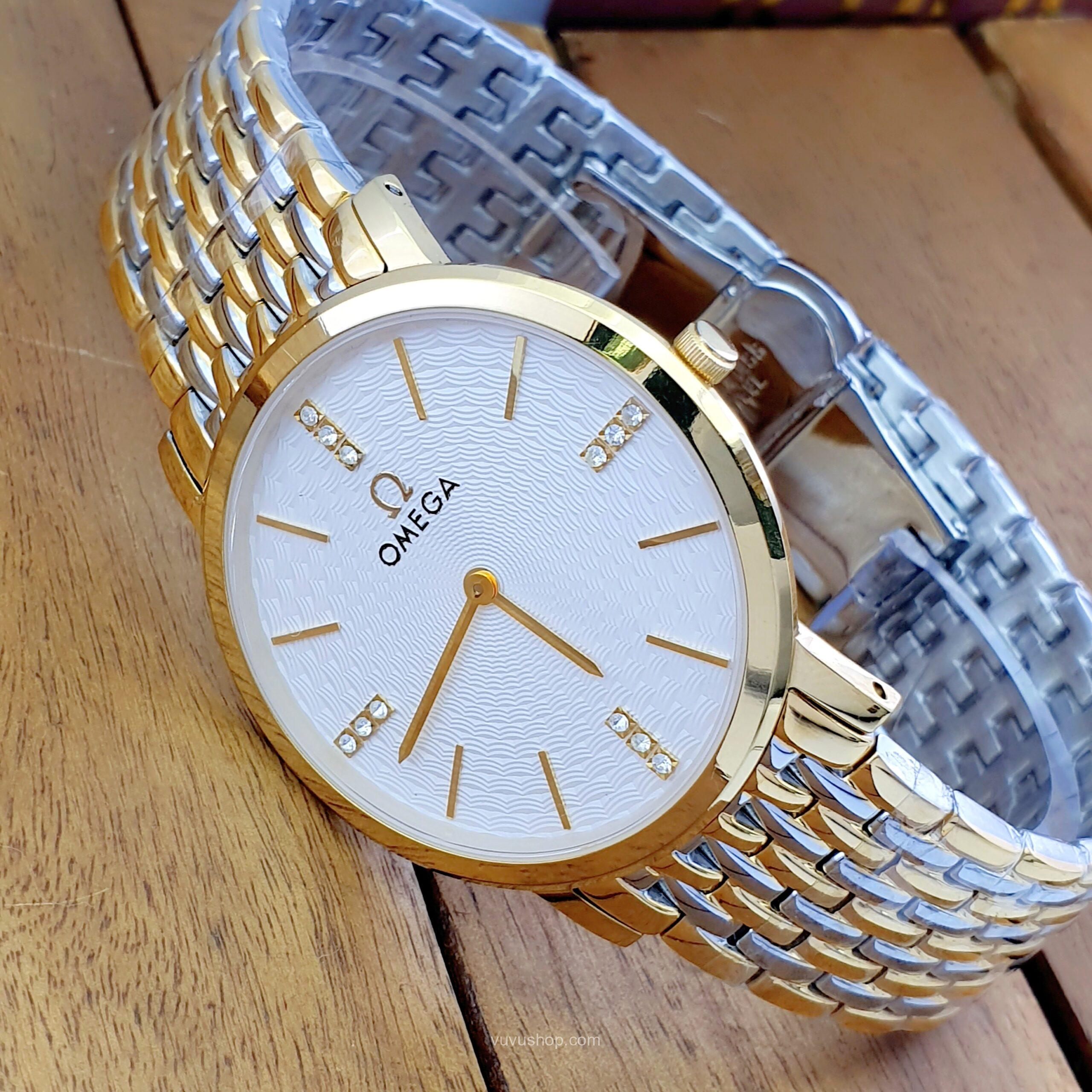 Đồng hồ đôi OMEGA 808M Siêu mỏng Kính Sapphire - Ảnh 5