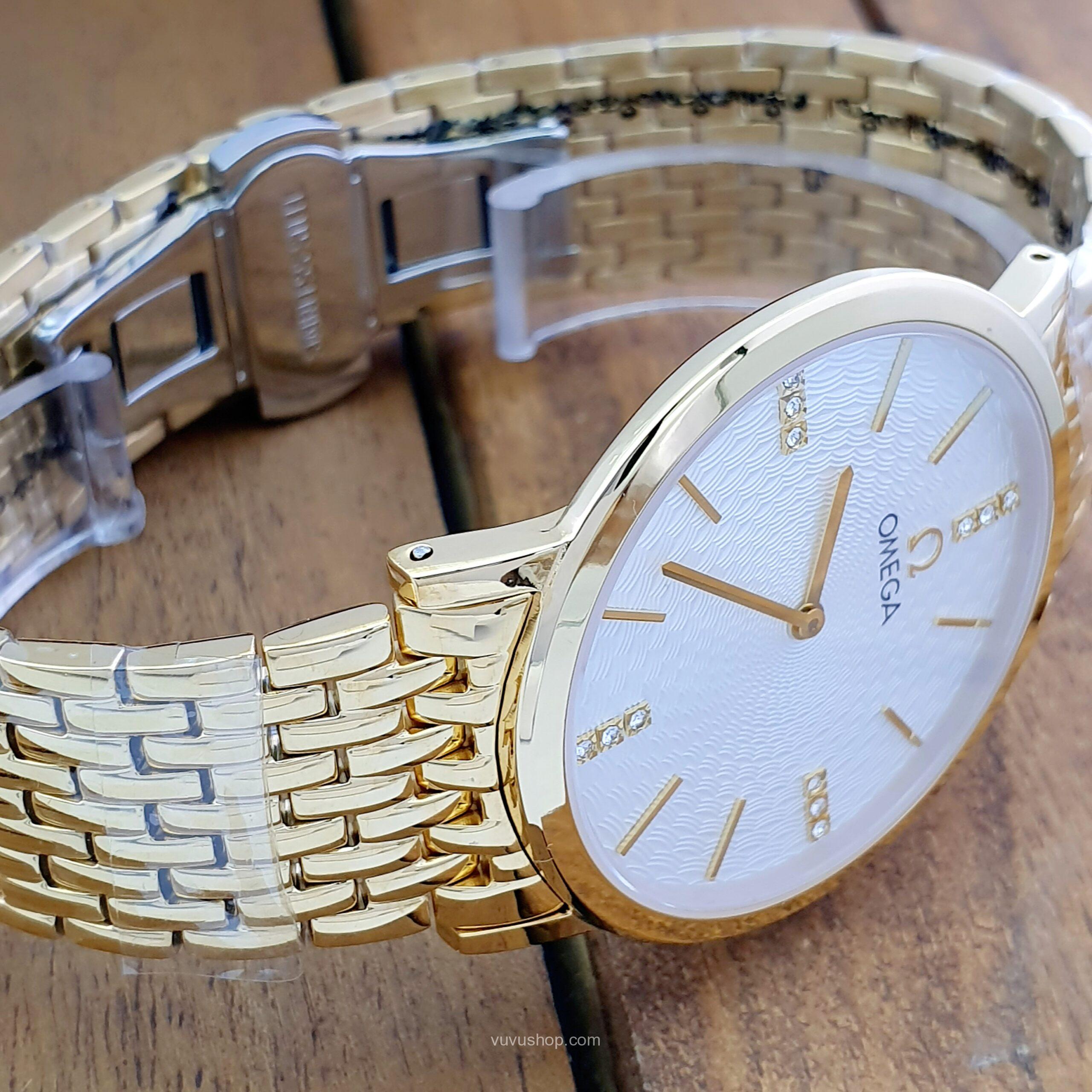 Đồng hồ đôi OMEGA 808M Siêu mỏng Kính Sapphire - Ảnh 17