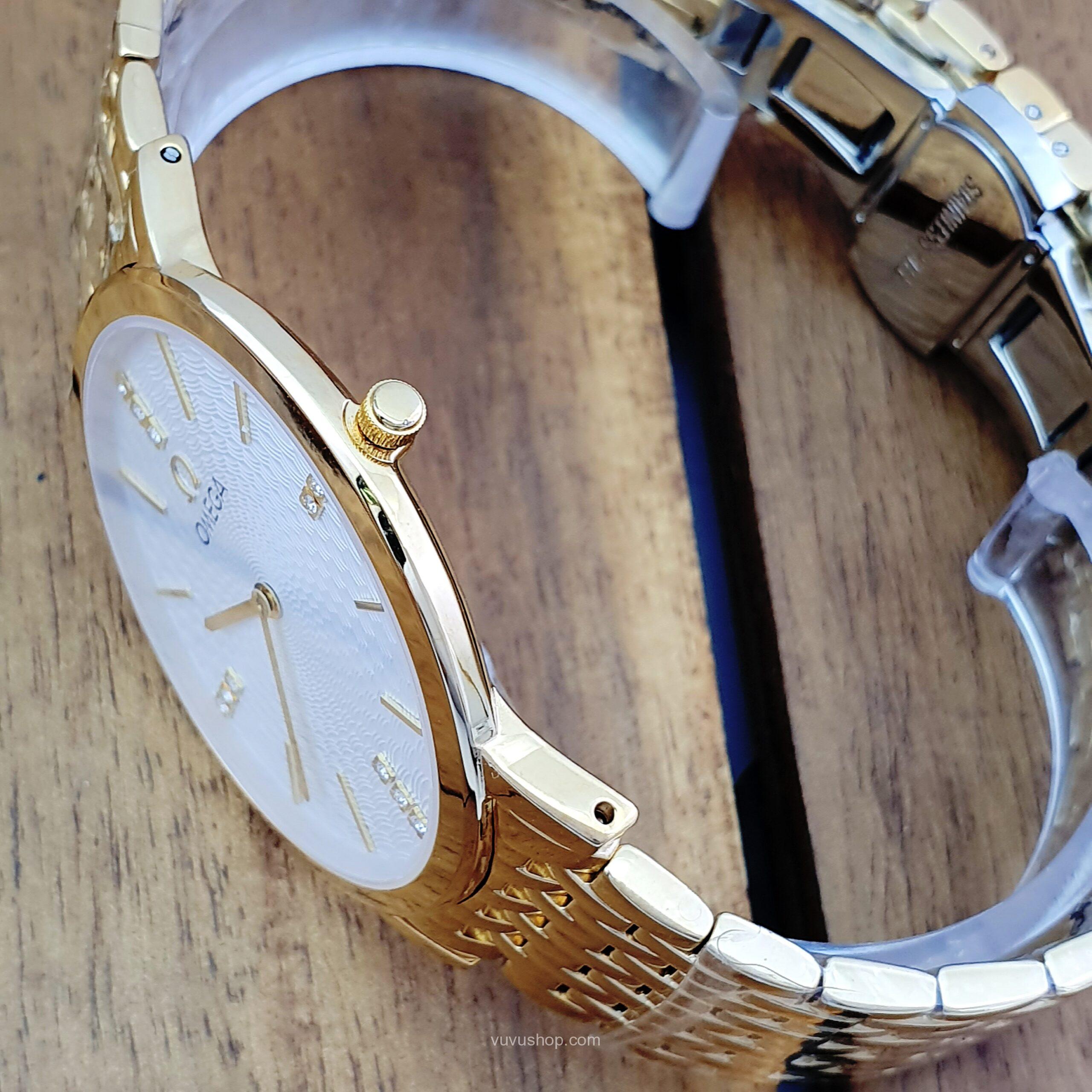 Đồng hồ đôi OMEGA 808M Siêu mỏng Kính Sapphire - Ảnh 16