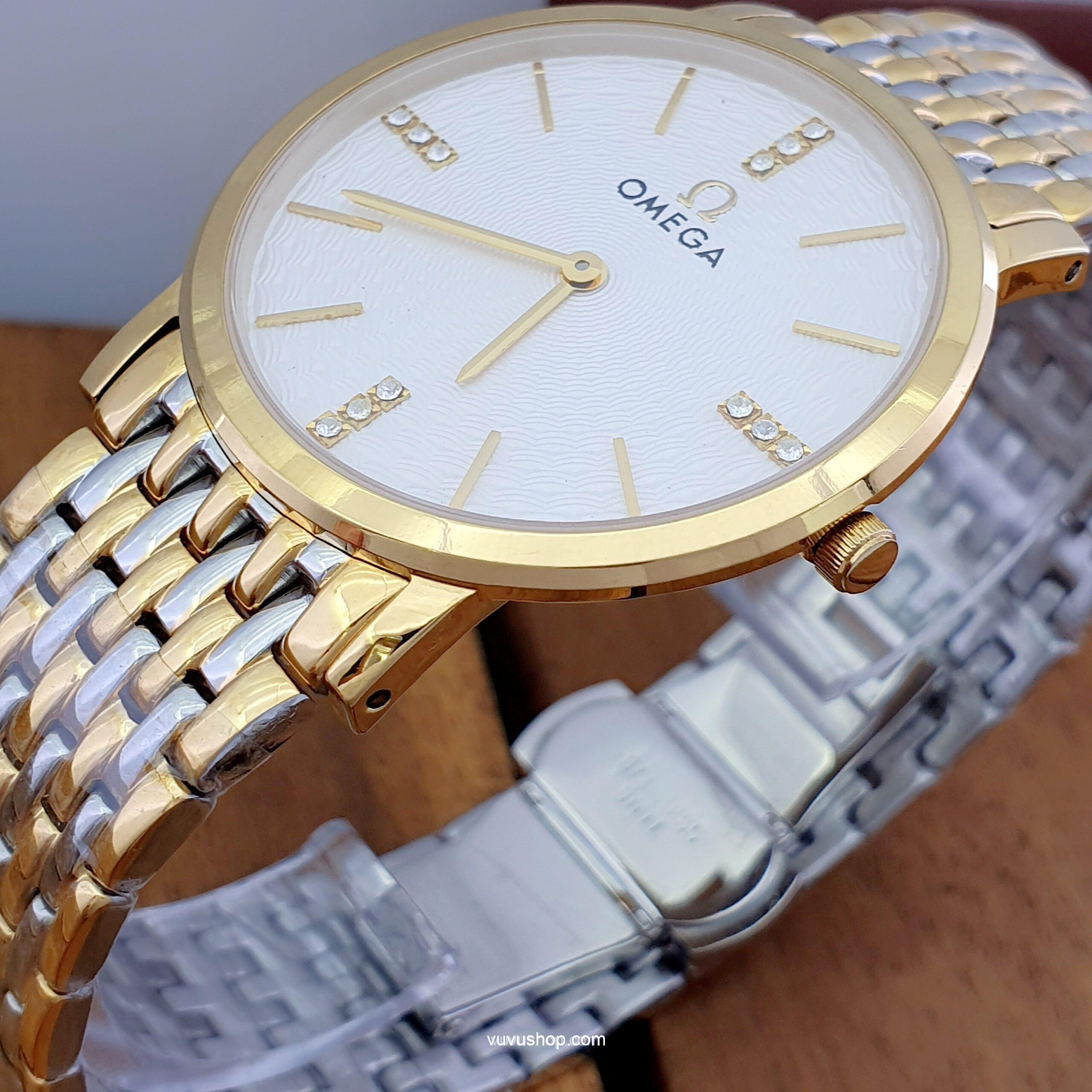 Đồng hồ đôi OMEGA 808M Siêu mỏng Kính Sapphire - Ảnh 3