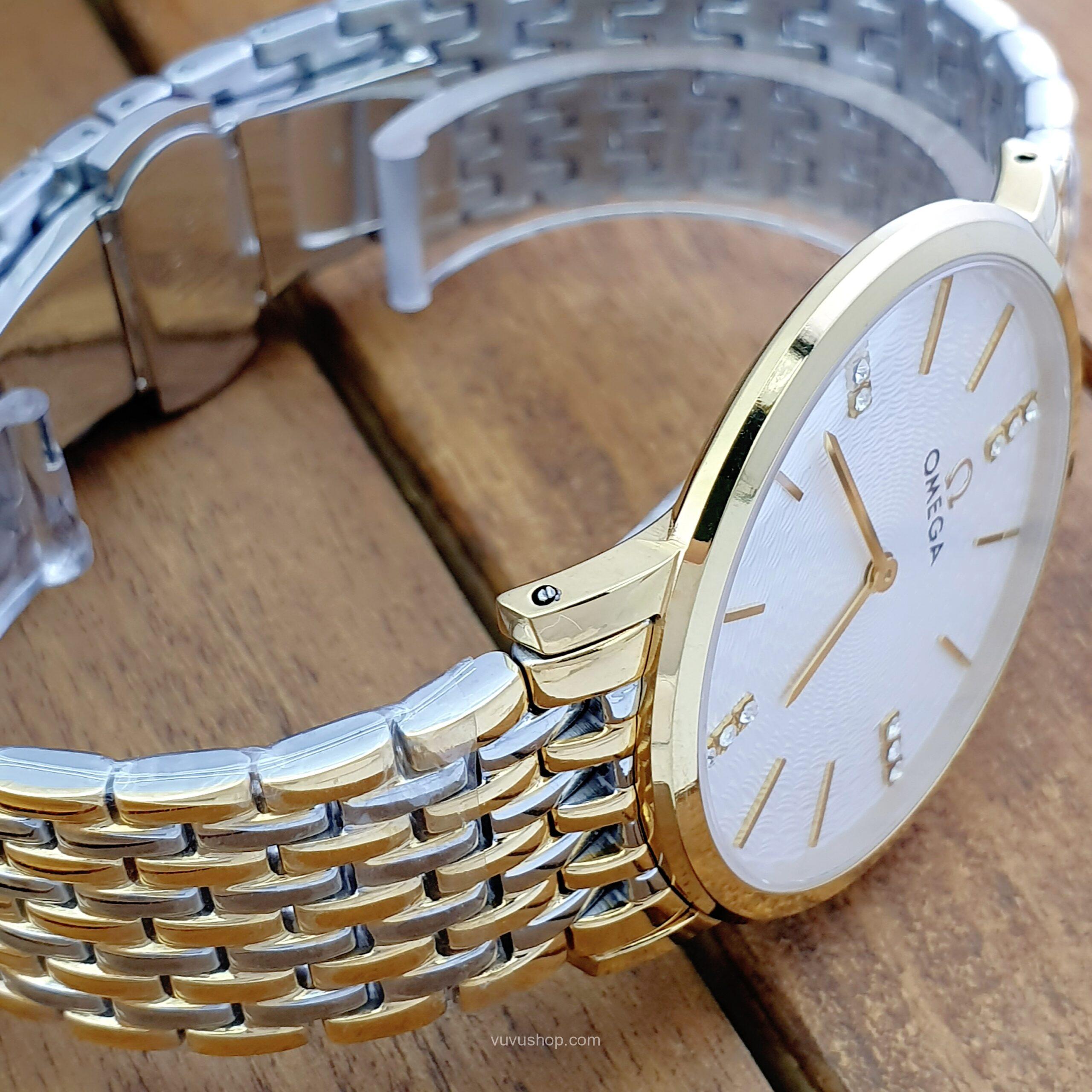 Đồng hồ đôi OMEGA 808M Siêu mỏng Kính Sapphire - Ảnh 2