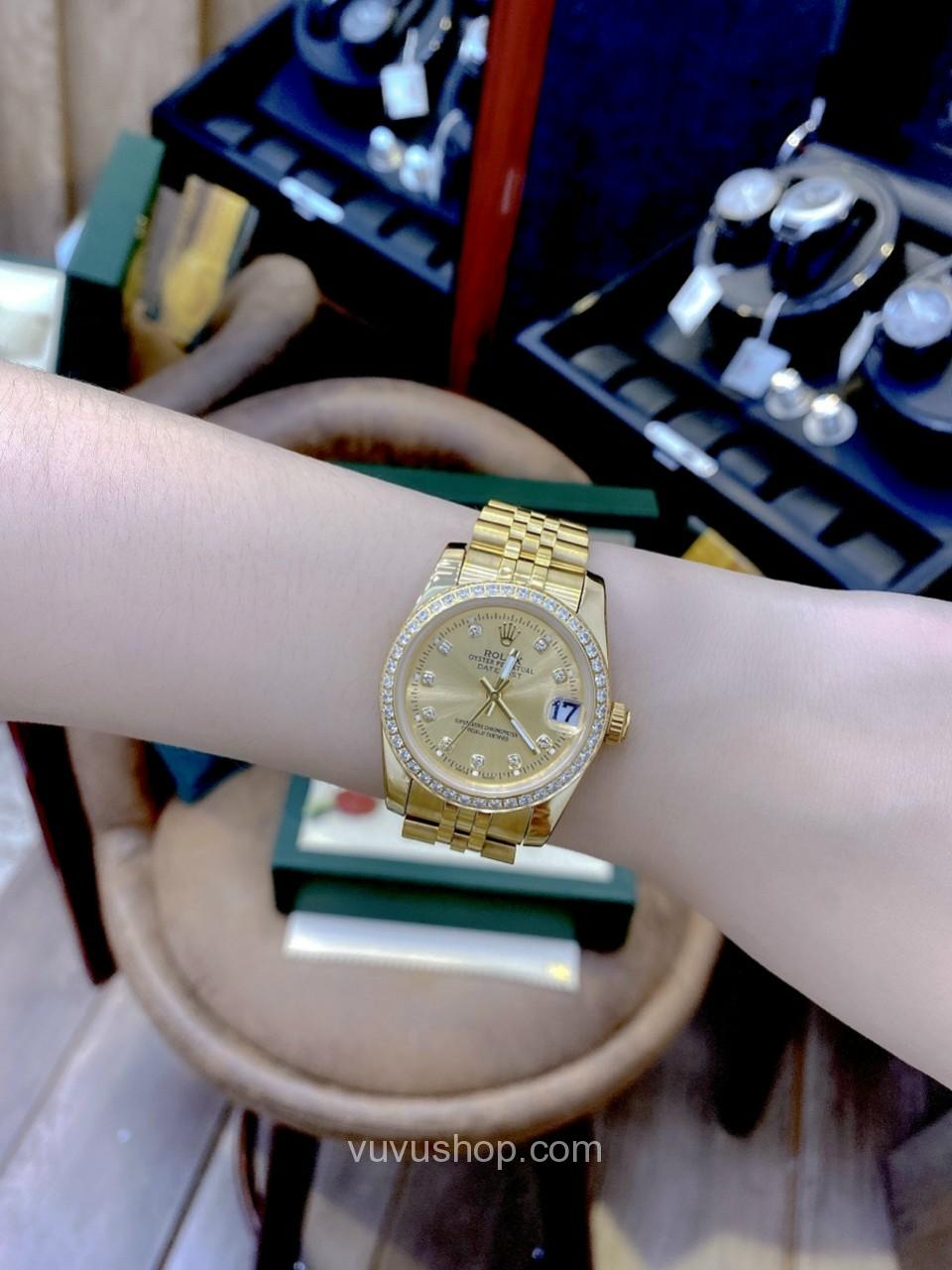 Đồng hồ đôi ROLEX Oyster Date Just - Quartz - Ảnh 11