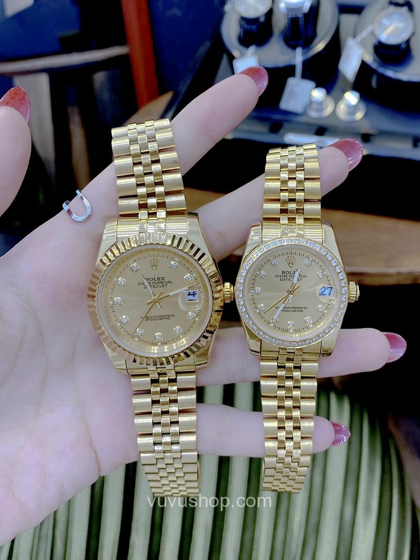 Đồng hồ đôi ROLEX Oyster Date Just - Quartz - Ảnh 10