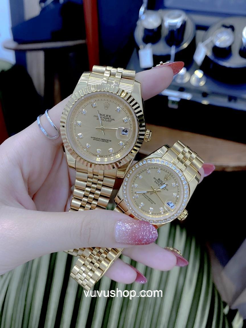 Đồng hồ đôi ROLEX Oyster Date Just - Quartz