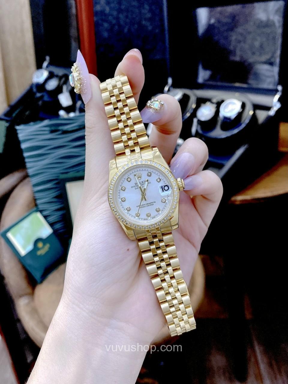 Đồng hồ đôi ROLEX Oyster Date Just - Quartz - Ảnh 8