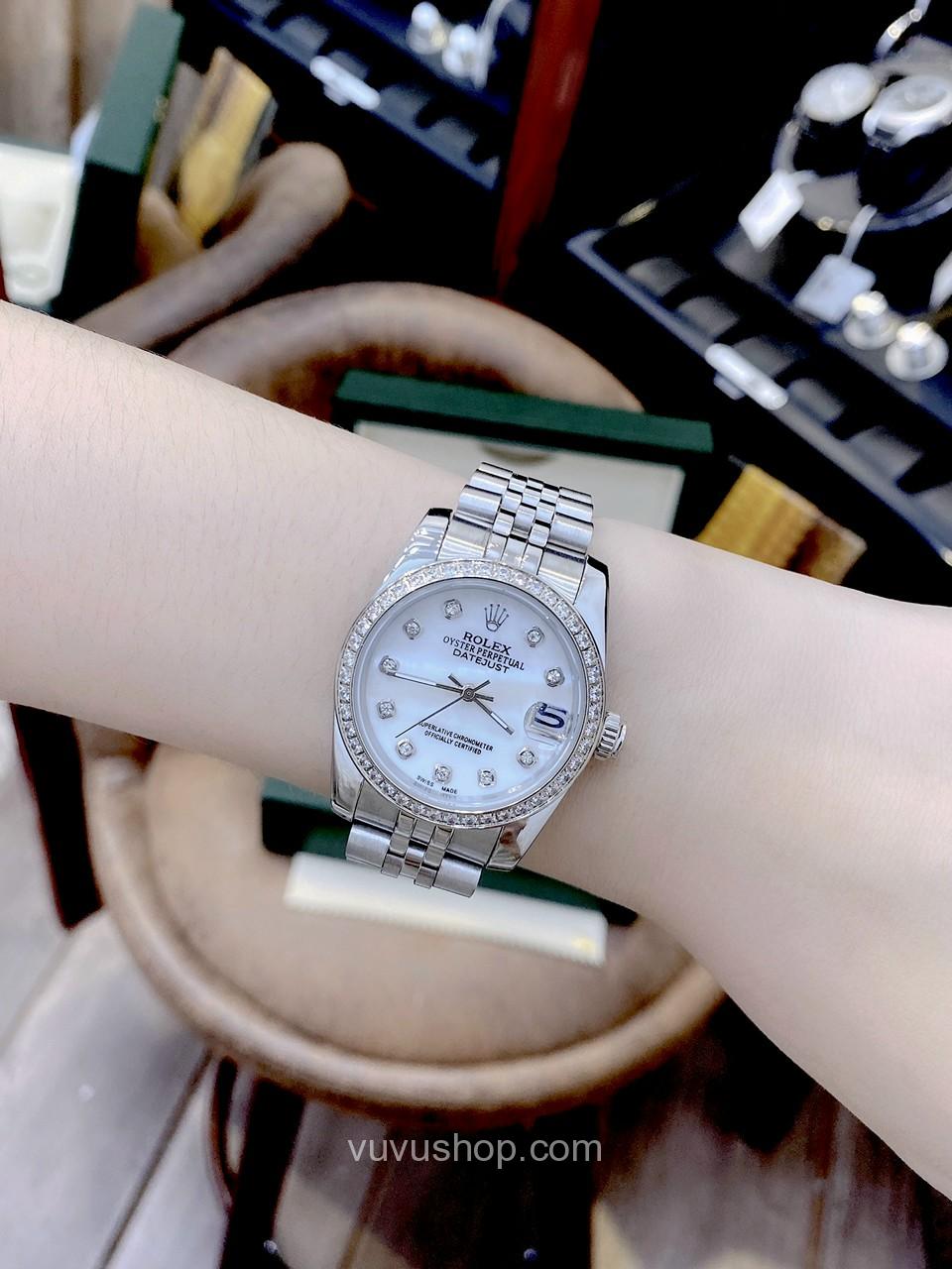 Đồng hồ đôi ROLEX Oyster Date Just - Quartz - Ảnh 4