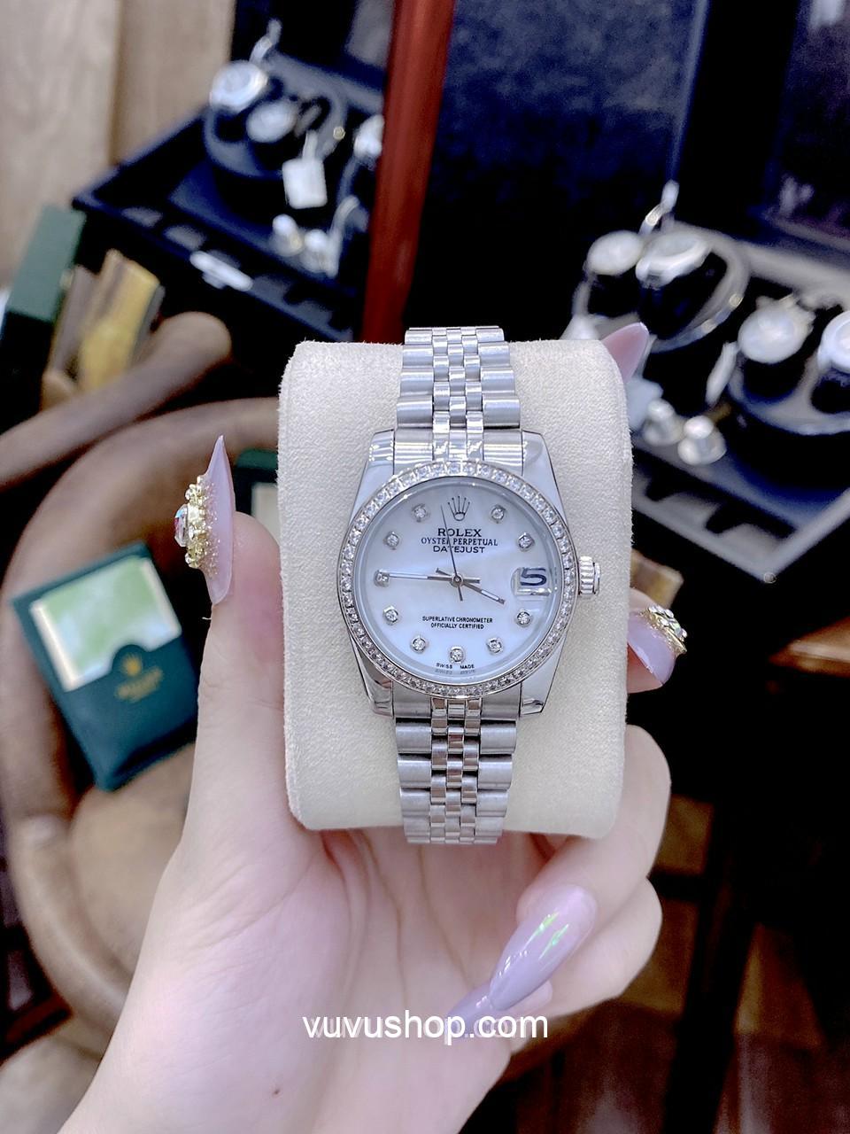 Đồng hồ đôi ROLEX Oyster Date Just - Quartz - Ảnh 5