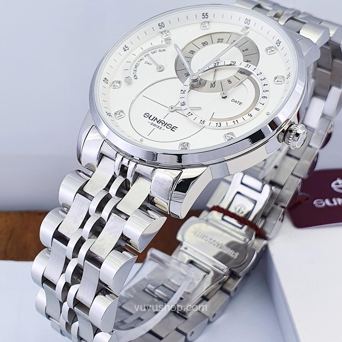 Đồng hồ nam SUNRISE 1146SA Chính hãng - Ảnh 5