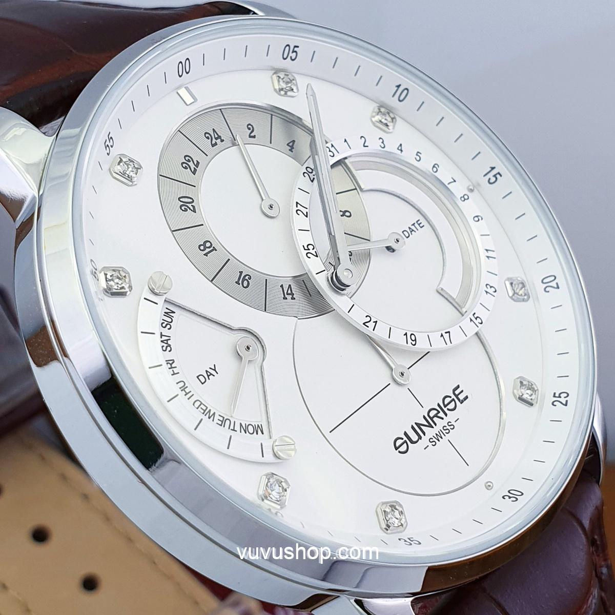 Đồng hồ nam SUNRISE 1146PA Chính hãng - Ảnh 10