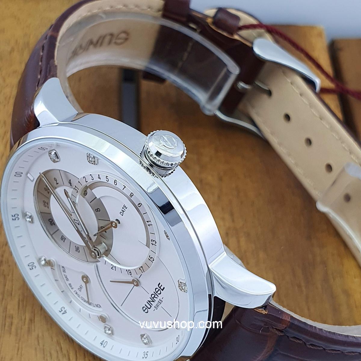 Đồng hồ nam SUNRISE 1146PA Chính hãng - Ảnh 8