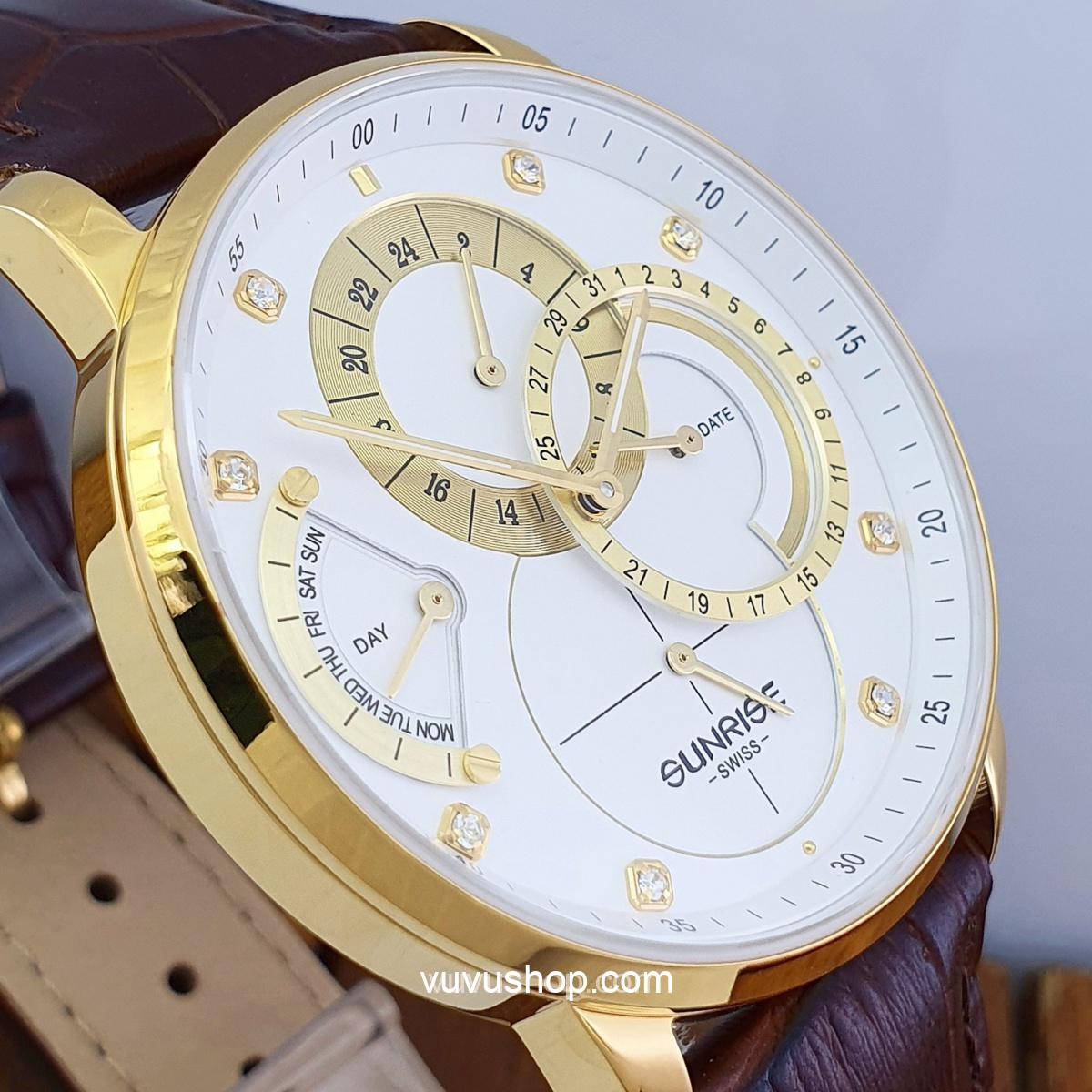 Đồng hồ nam SUNRISE 1146PA Chính hãng - Ảnh 8