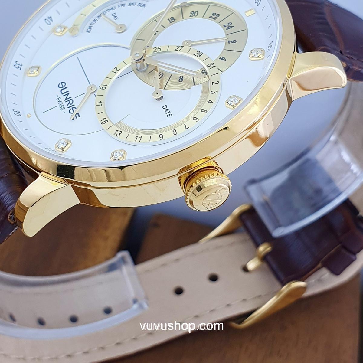 Đồng hồ nam SUNRISE 1146PA Chính hãng - Ảnh 7