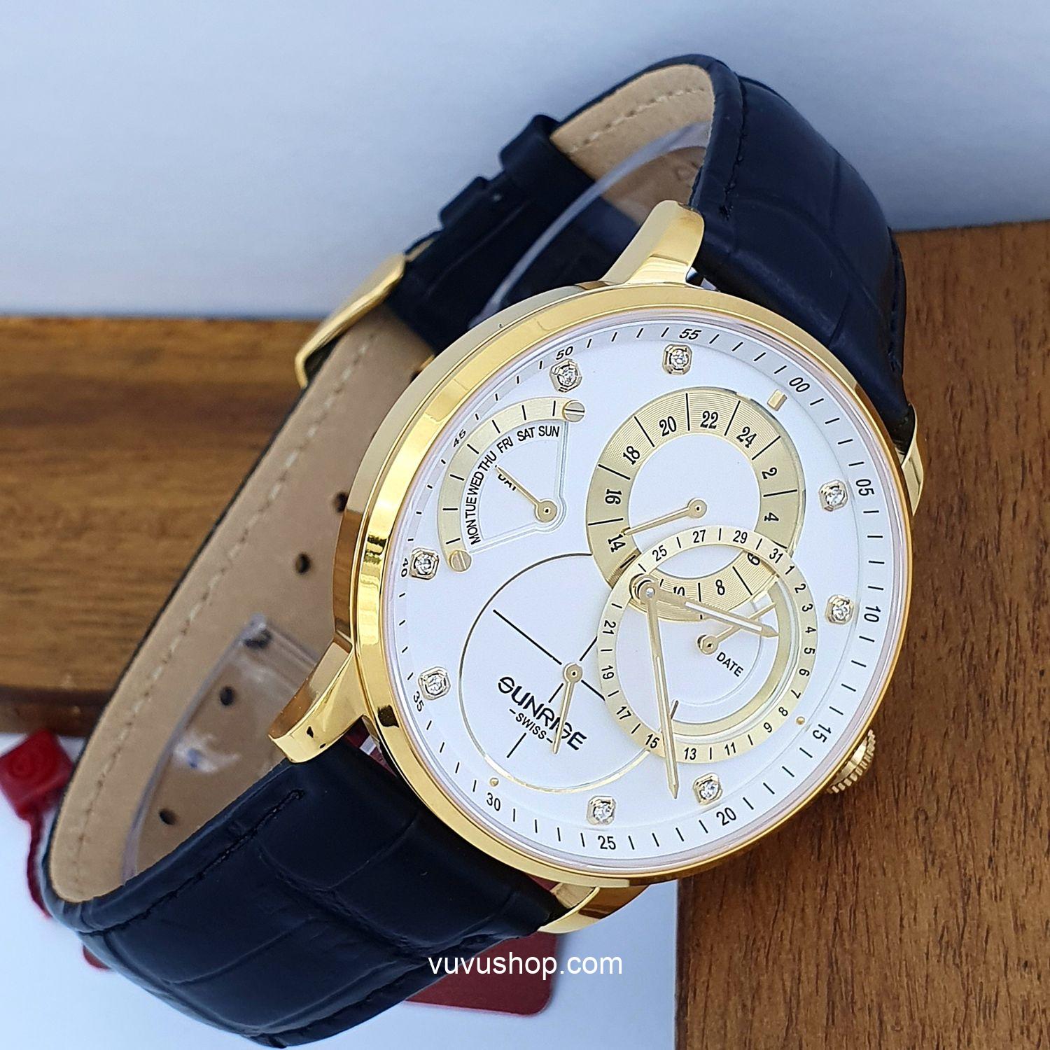 Đồng hồ nam SUNRISE 1146PA Chính hãng - Ảnh 4