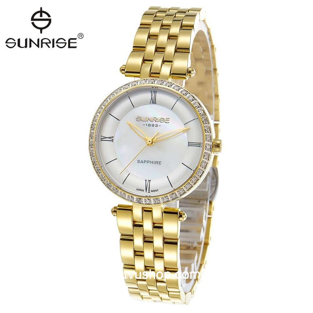 Đồng hồ nữ Sunrise 2217AB - Chính hãng, Kính Sapphire