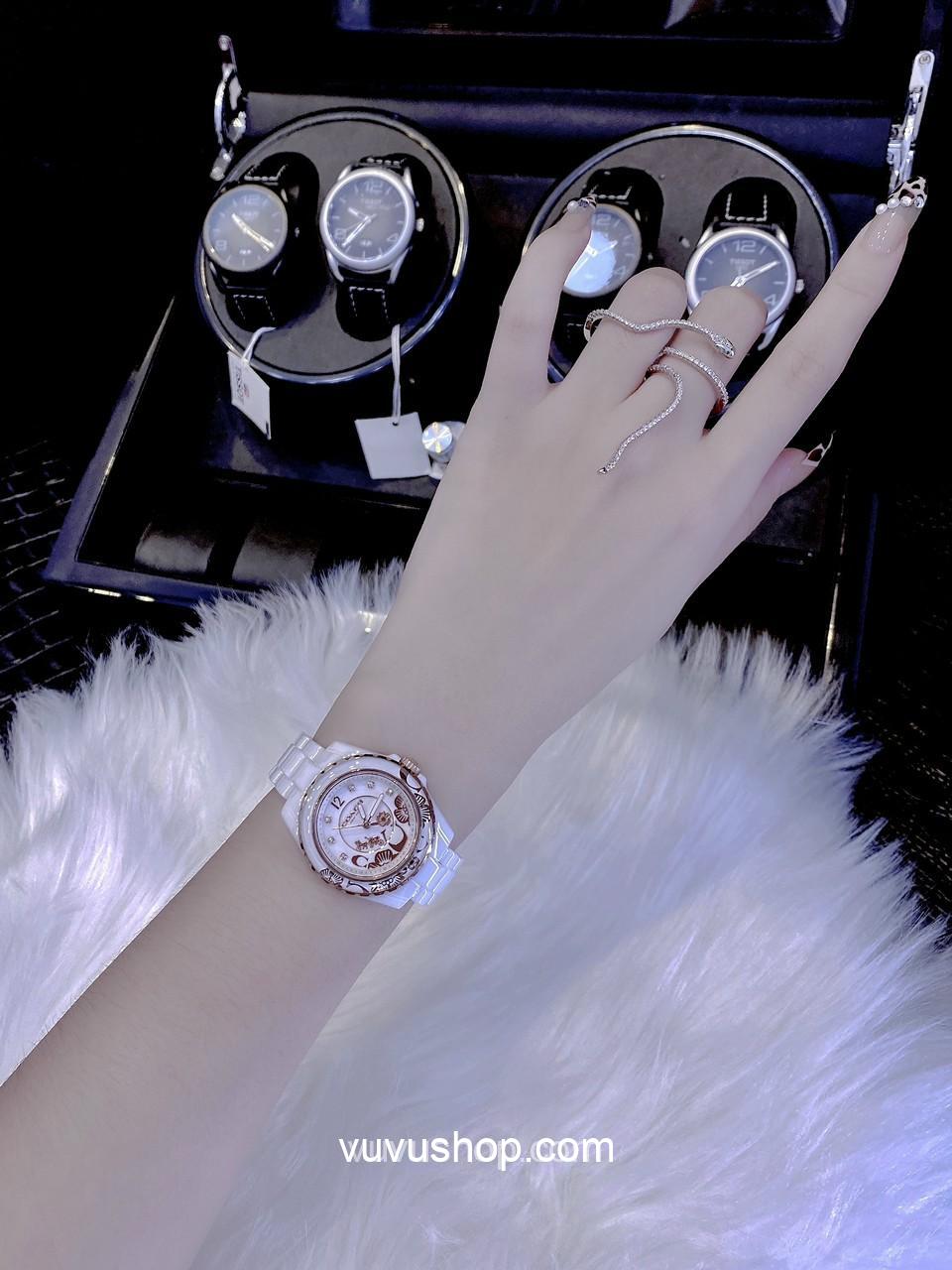 ĐỒNG HỒ NỮ COACH PRESTON BLUSH CERAMIC 14503464 - Ảnh 4