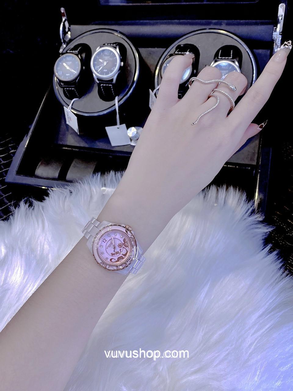ĐỒNG HỒ NỮ COACH PRESTON BLUSH CERAMIC 14503465 - Ảnh 2
