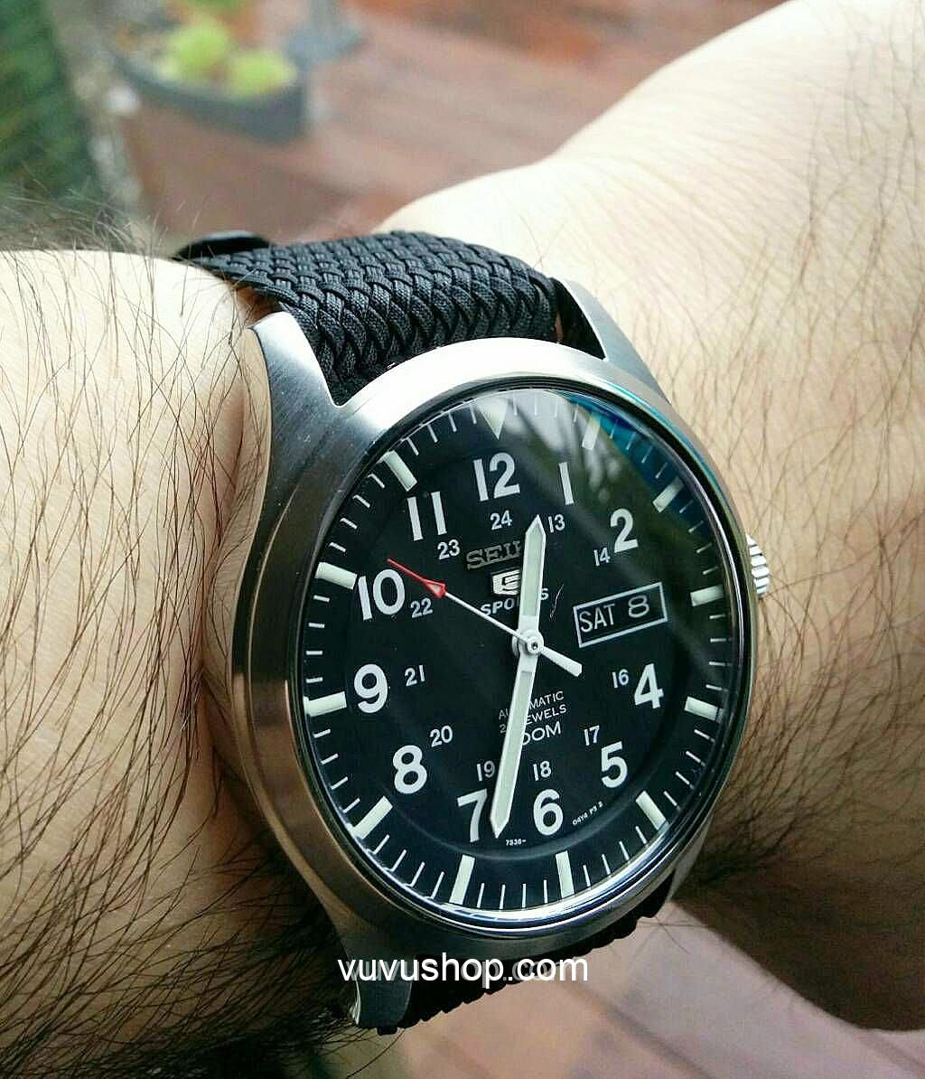 Đồng hồ nam SEIKO 5 Quân đội Automatic - Ảnh 3