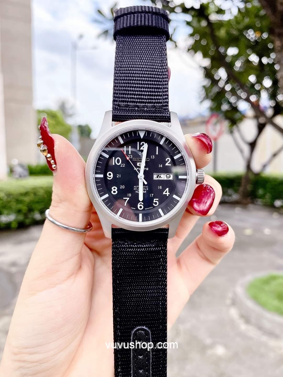 Đồng hồ nam SEIKO 5 Quân đội Automatic - Ảnh 5