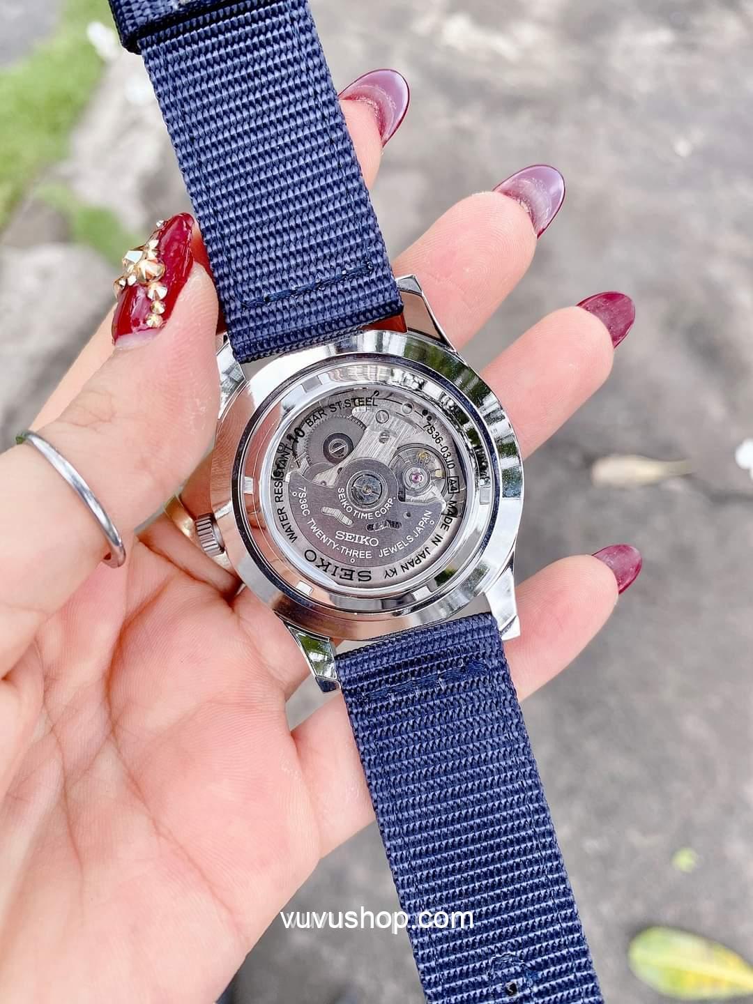 Đồng hồ nam SEIKO 5 Quân đội Automatic - Ảnh 6