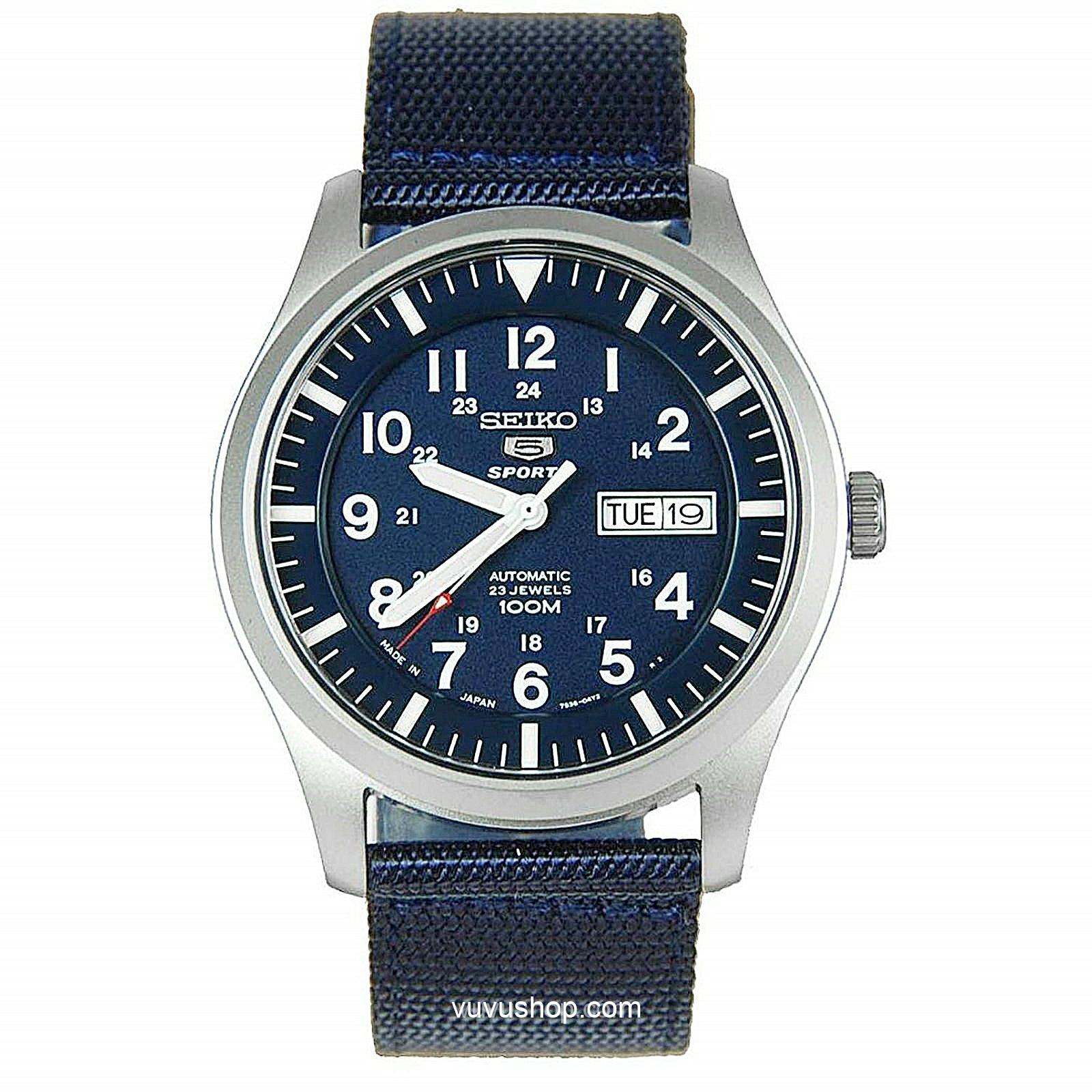 Đồng hồ nam SEIKO 5 Quân đội Automatic