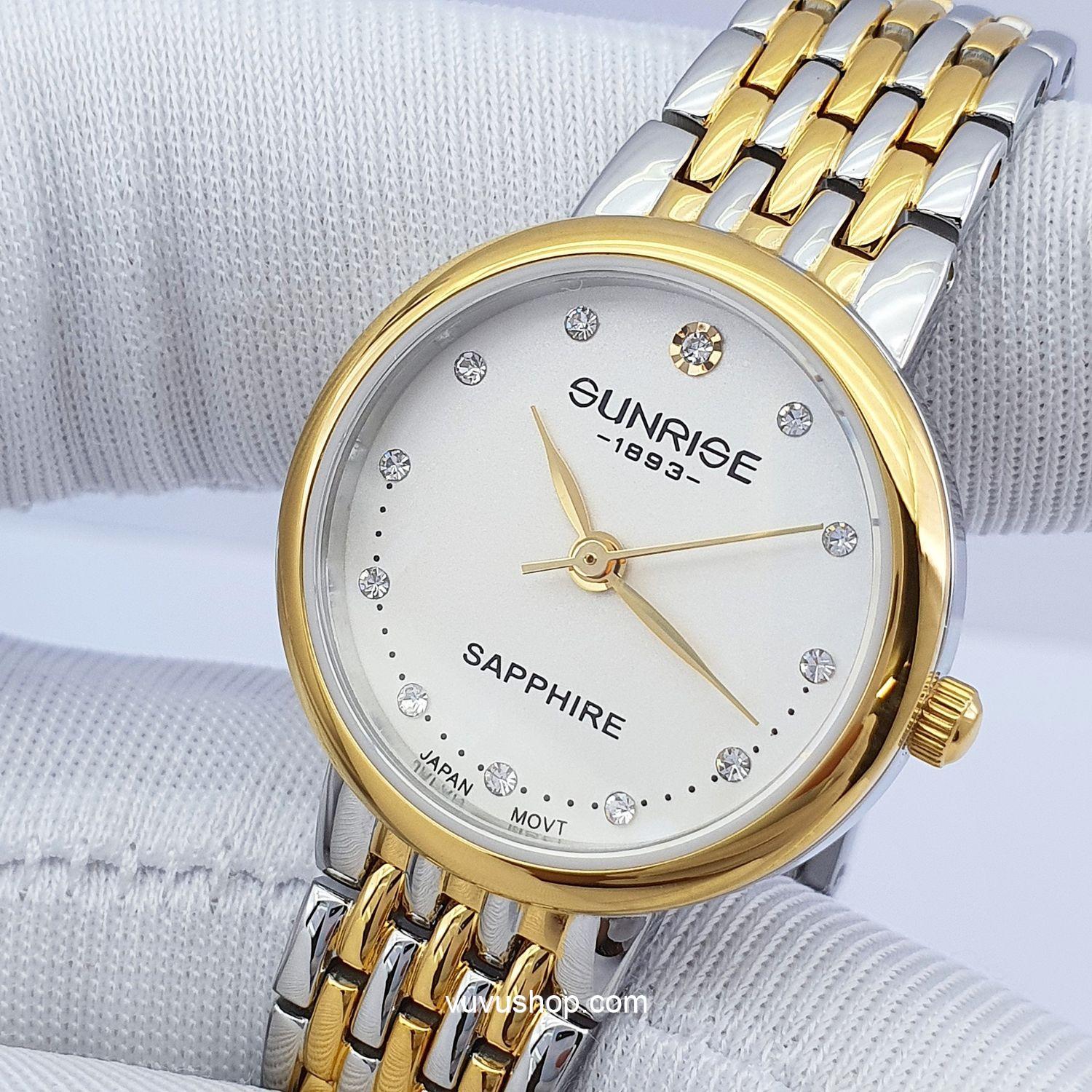 ĐỒNG HỒ NỮ SUNRISE 9966SA - KÍNH SAPPHIRE - Ảnh 2