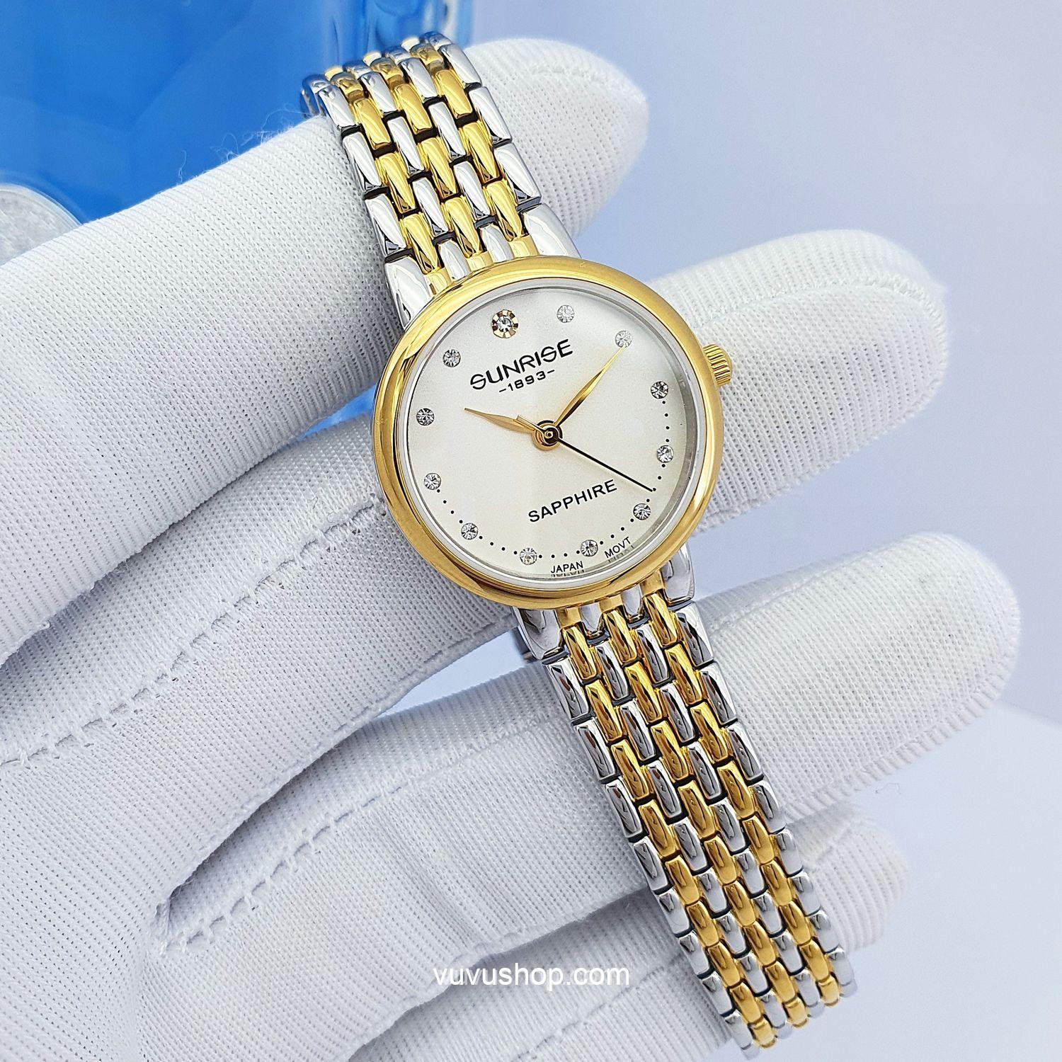 ĐỒNG HỒ NỮ SUNRISE 9966SA - KÍNH SAPPHIRE - Ảnh 4