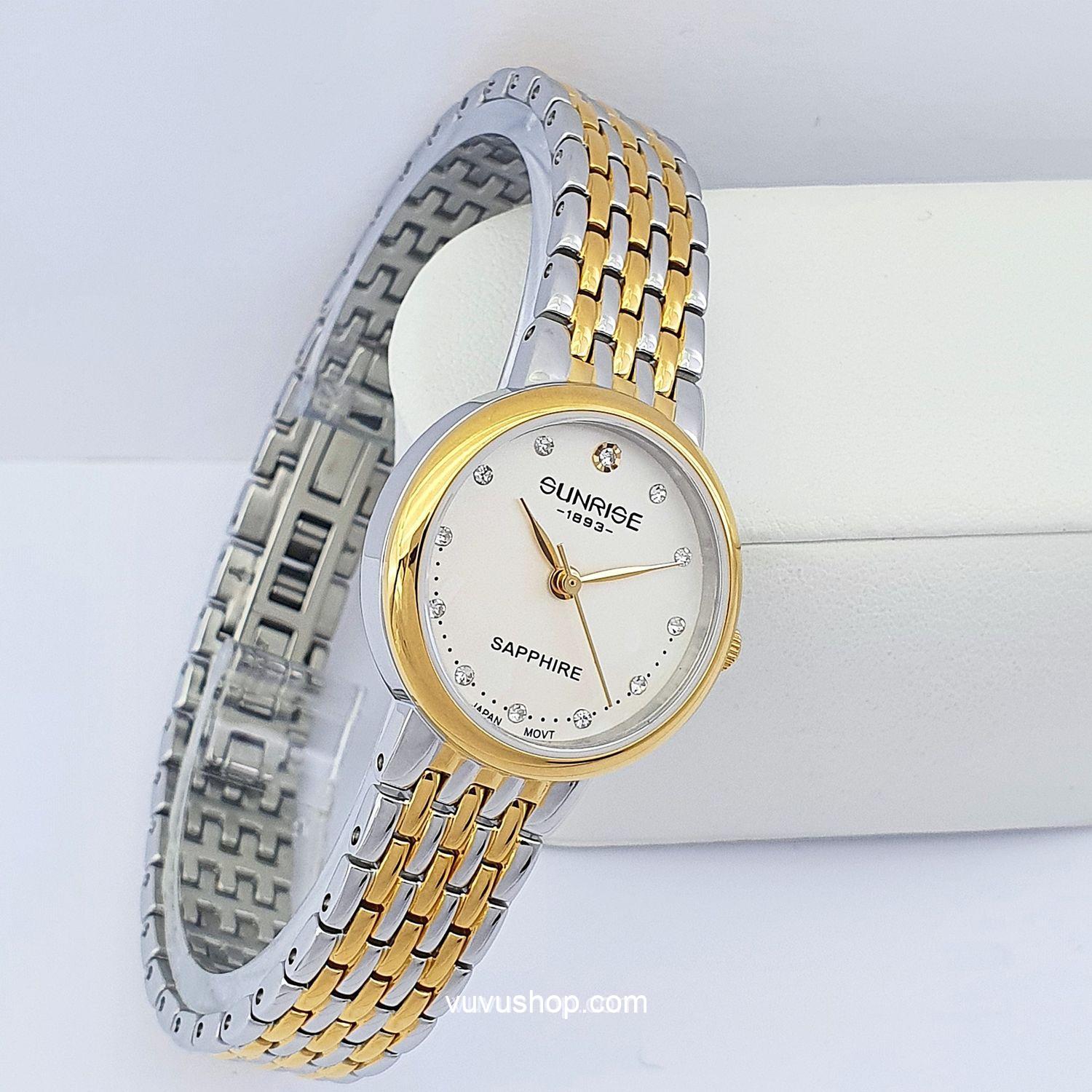 ĐỒNG HỒ NỮ SUNRISE 9966SA - KÍNH SAPPHIRE
