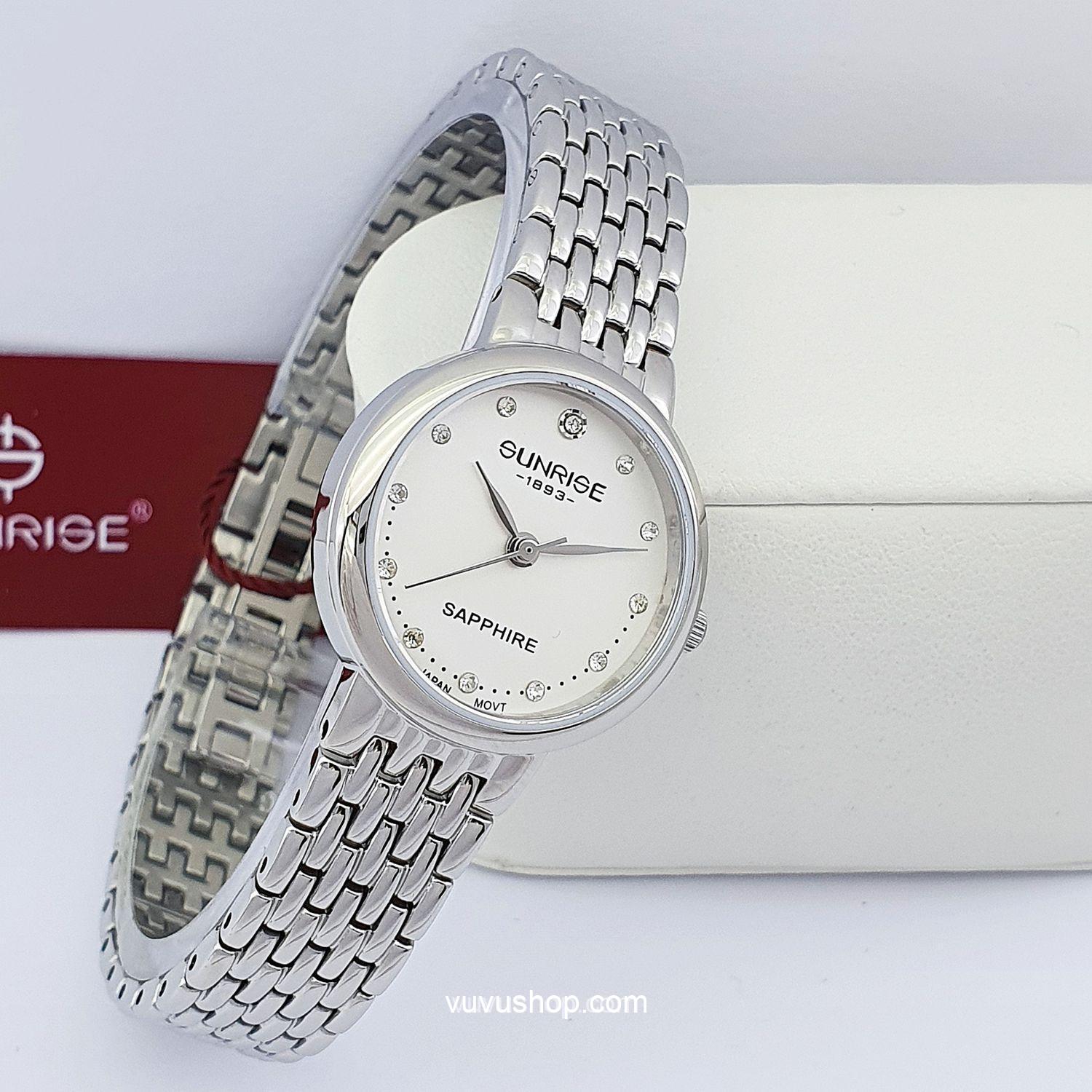 ĐỒNG HỒ NỮ SUNRISE 9966SA - KÍNH SAPPHIRE