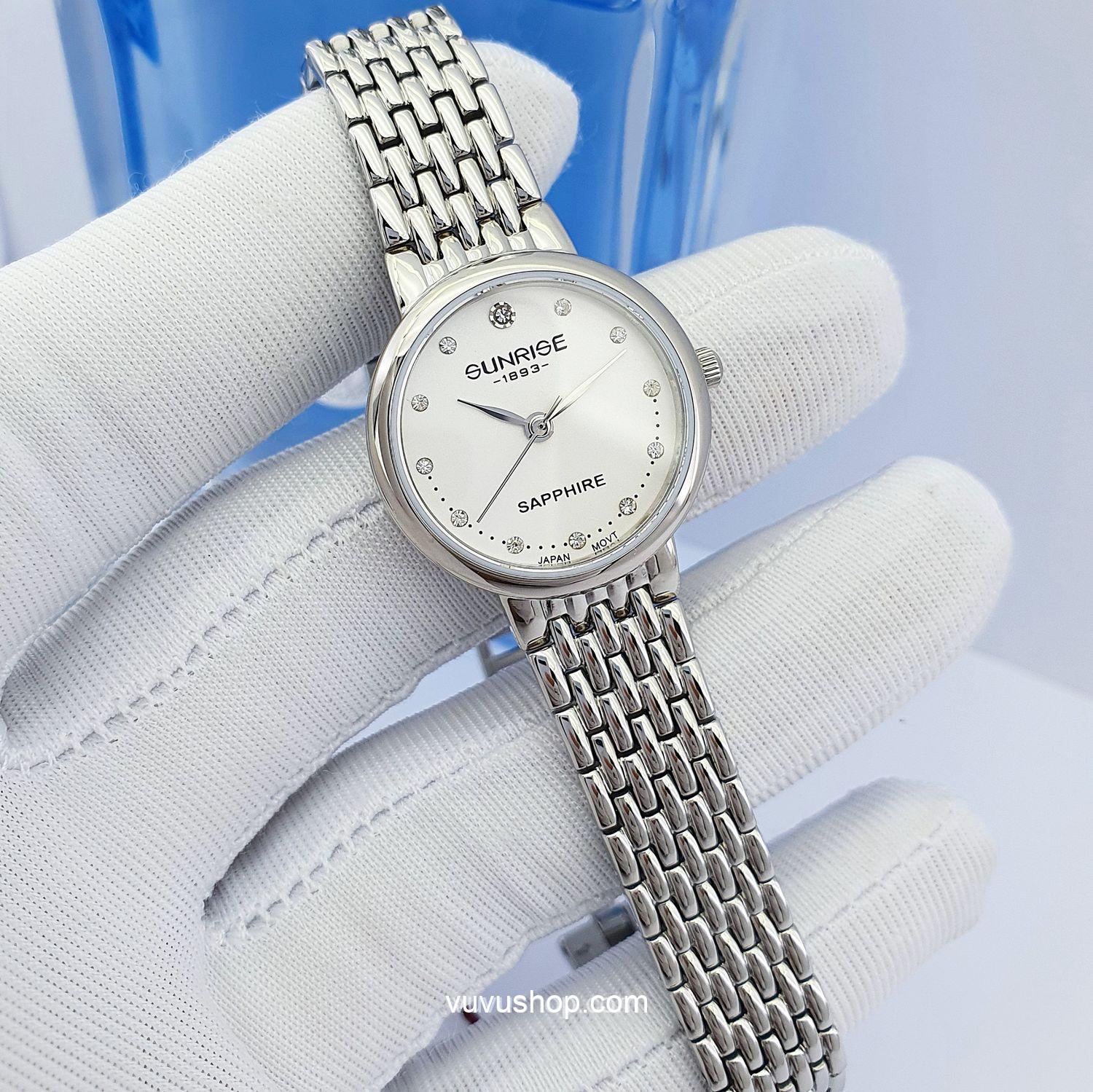 ĐỒNG HỒ NỮ SUNRISE 9966SA - KÍNH SAPPHIRE - Ảnh 6